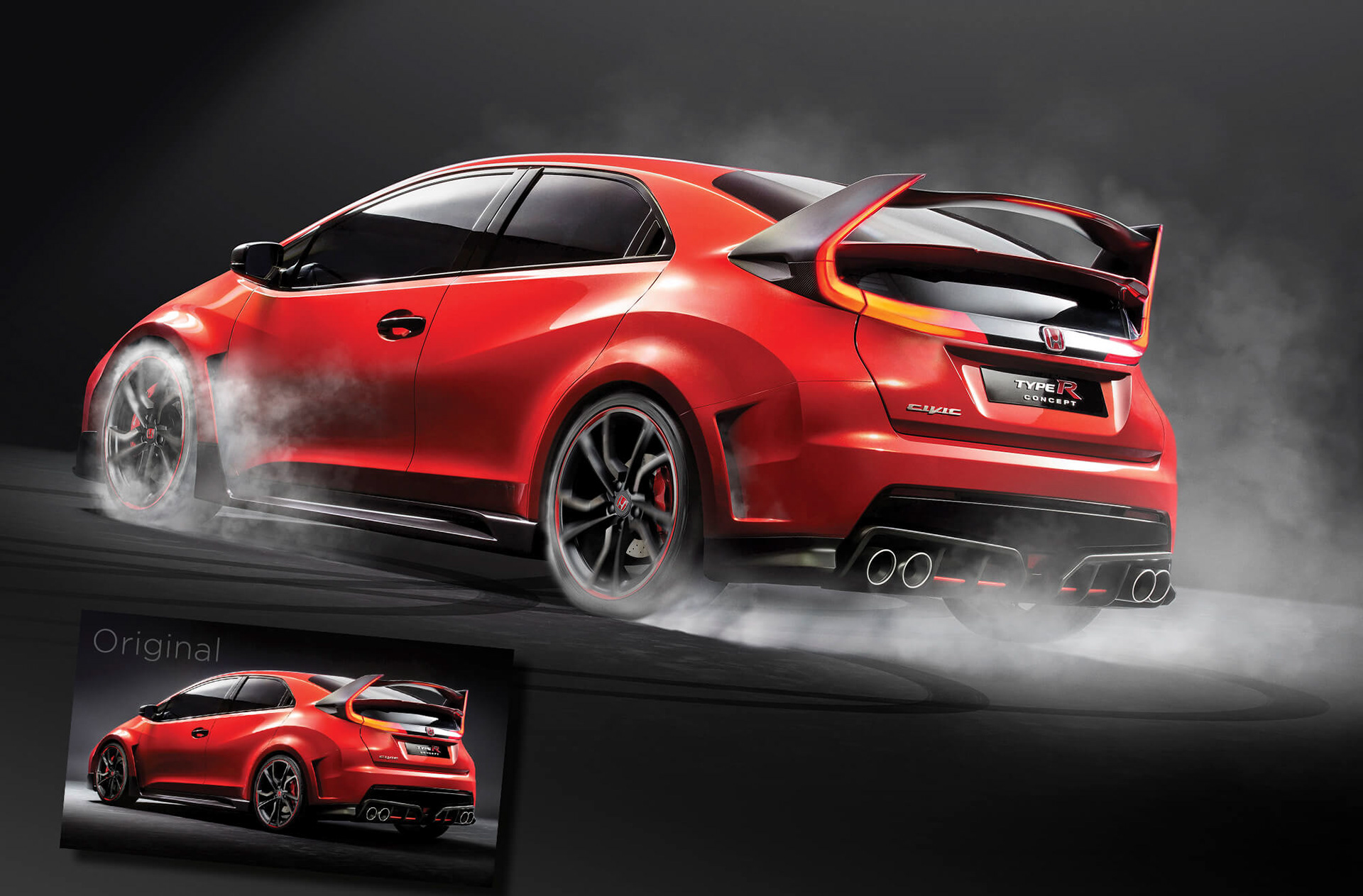 Automotive retouching.