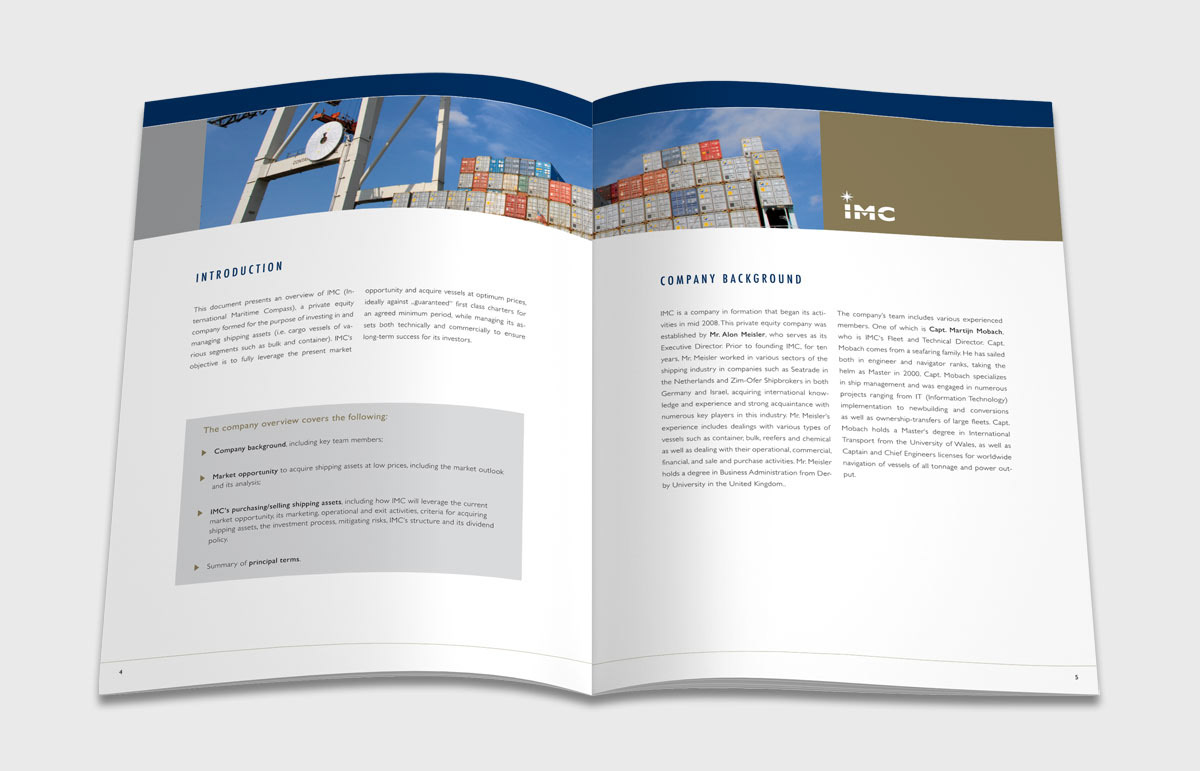 Imagebroschüre, Finanzdienstleister, Design, Grafik, Hamburg, Innenseiten