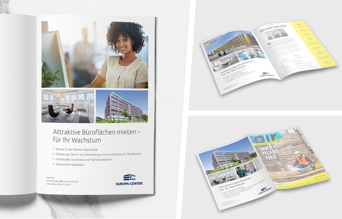 Anzeigen, Konzept, Design, Grafik, Hamburg