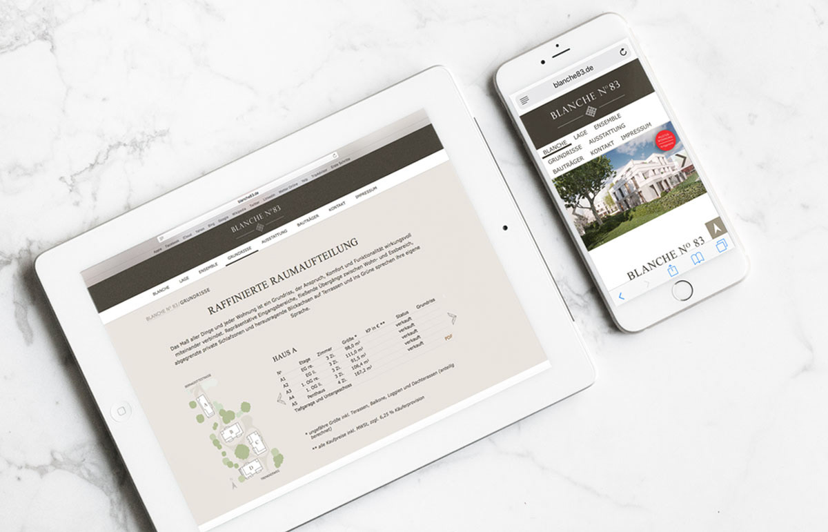 Webdesign, Immobilie, Markenentwicklung, Grafik, Hamburg, Internetseite