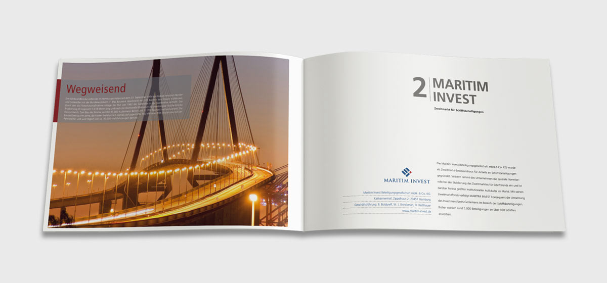 Imagebroschüre, Finanzdienstleister, Design, Grafik, Hamburg, Innenseiten