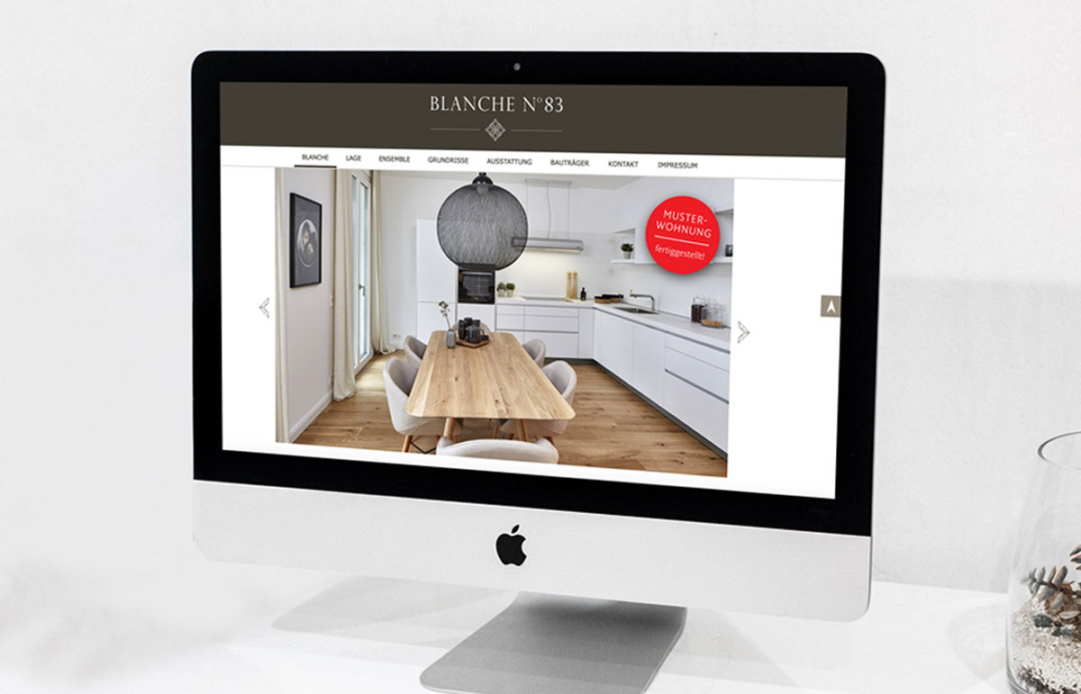 Webdesign, Immobilie, Markenentwicklung, Grafik, Hamburg, Internetseite