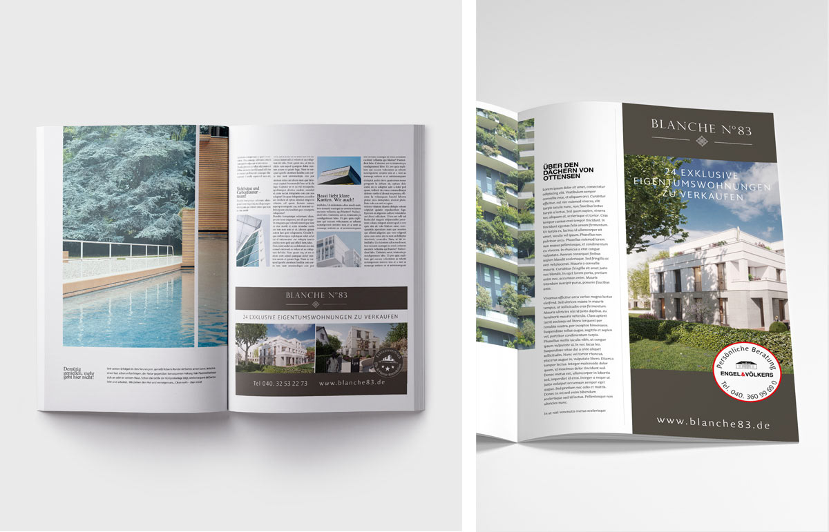 Anzeigen, Konzept, Design, Grafik, Hamburg