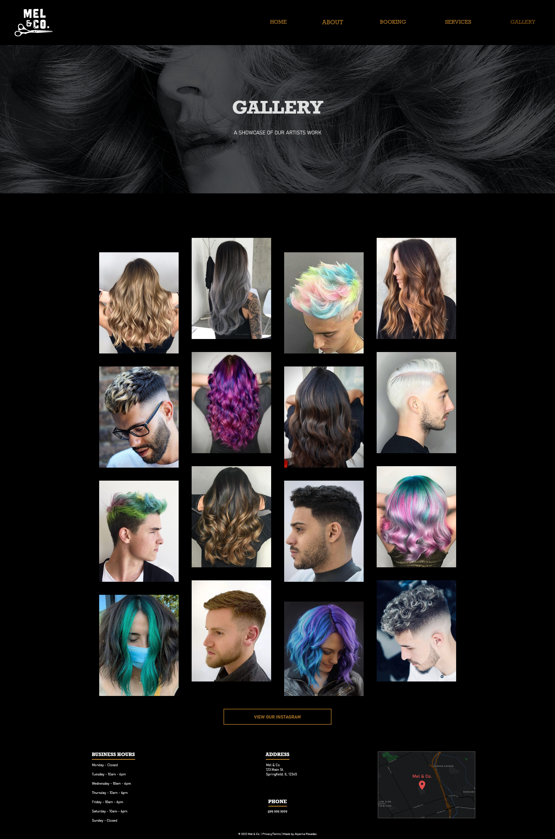 "Gallery" page