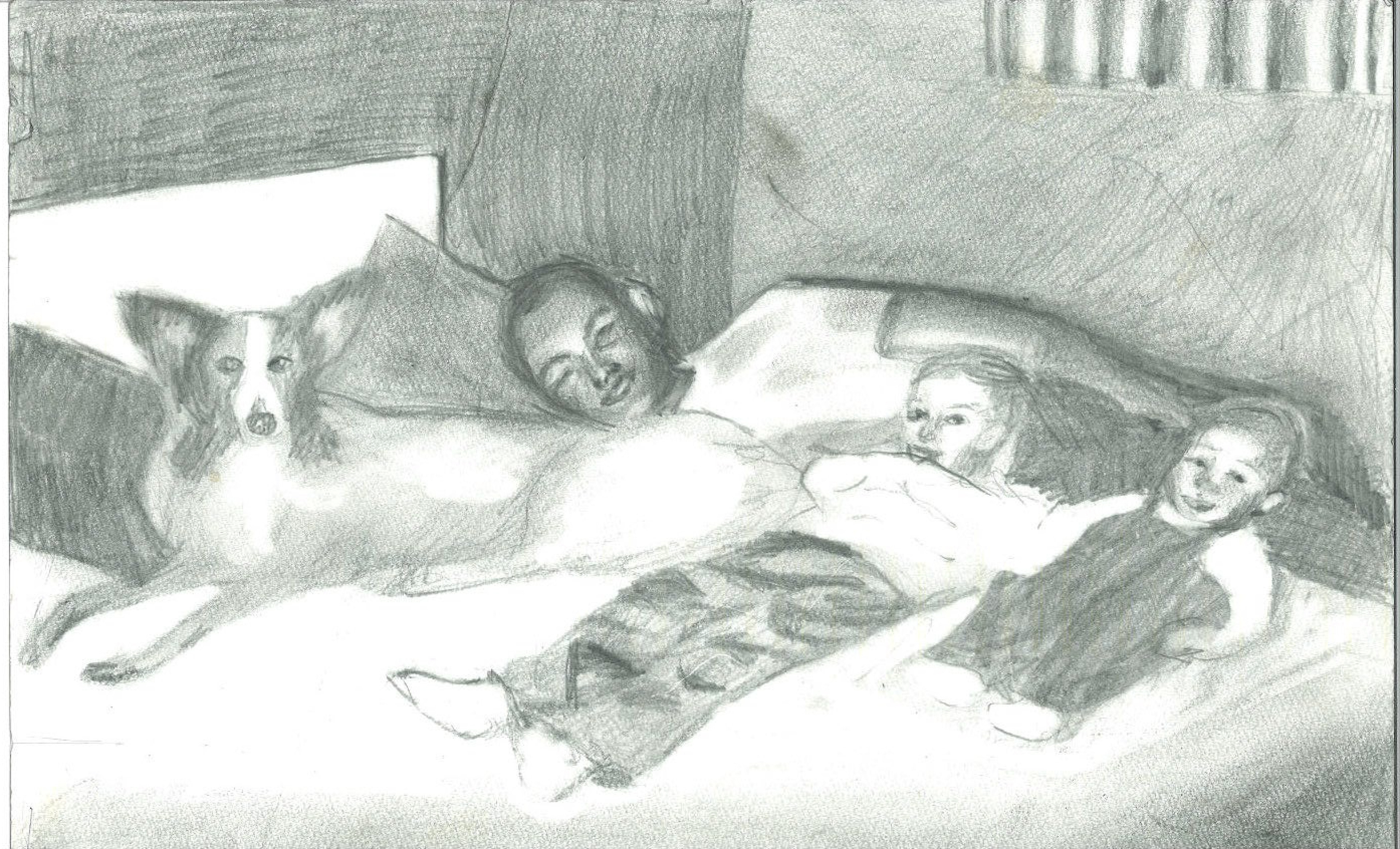 Client's daughter's artwork