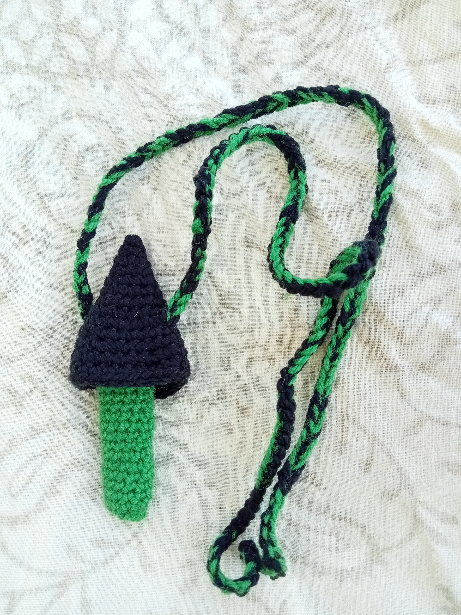 black & green