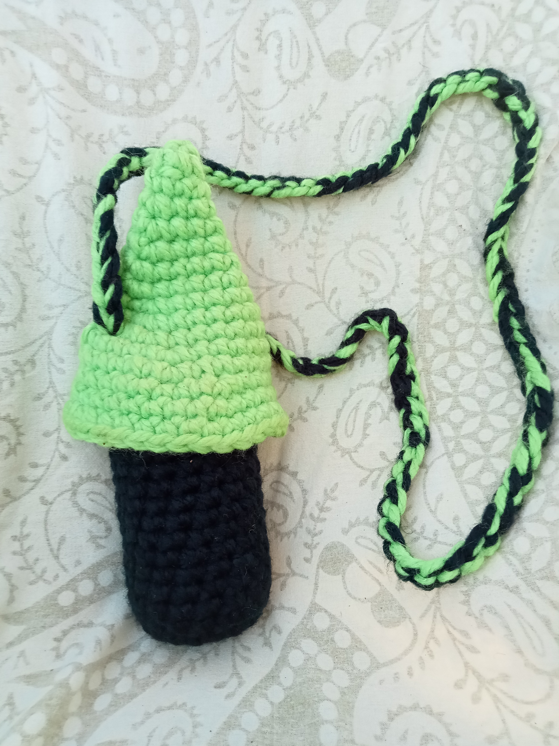 green & black