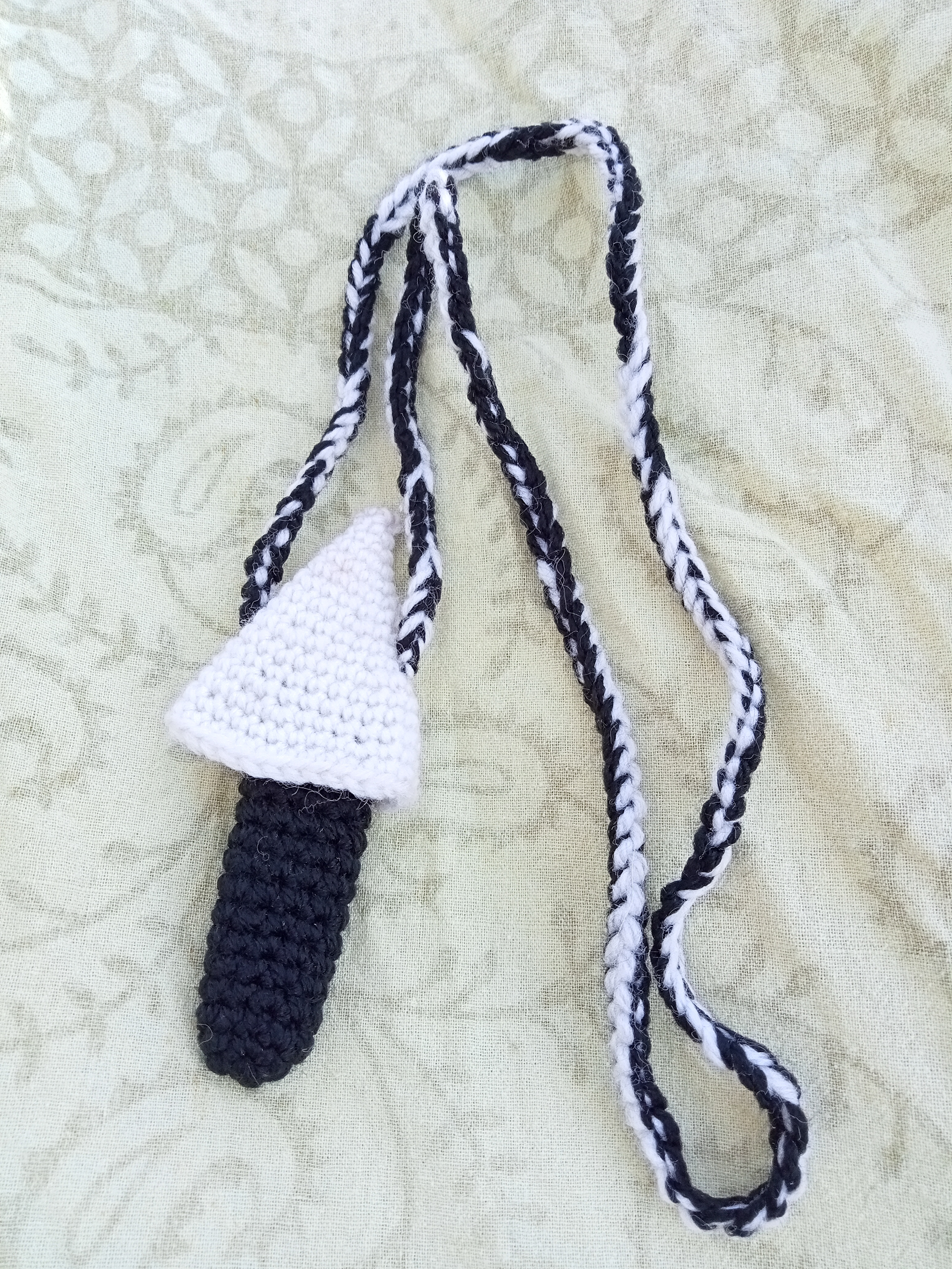 white & black