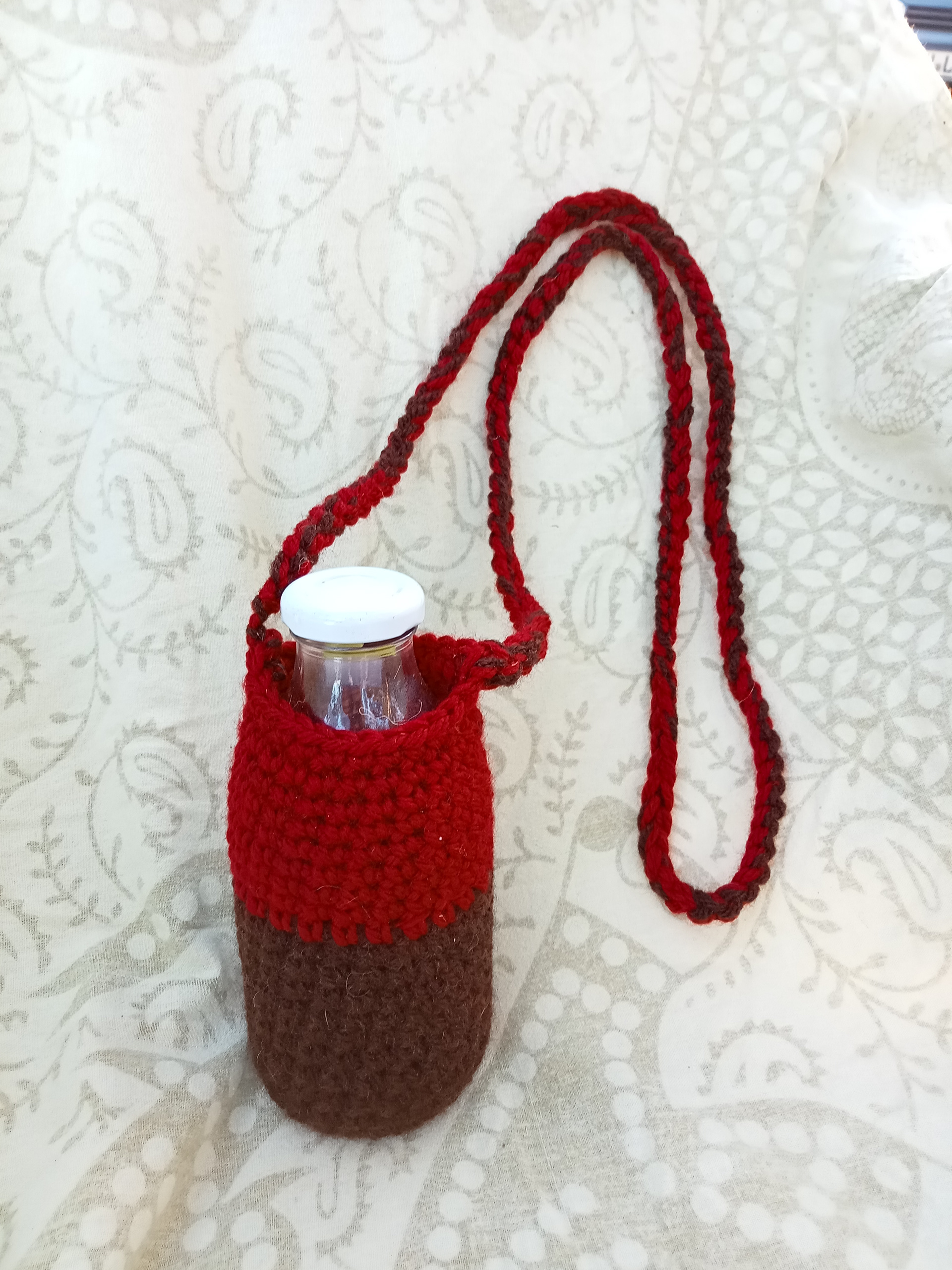 red & brown