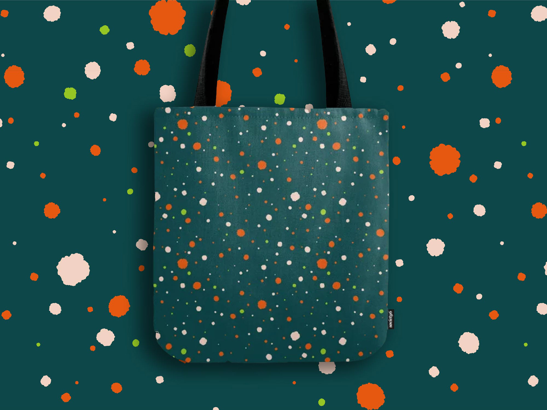 Poppy Dot Tote