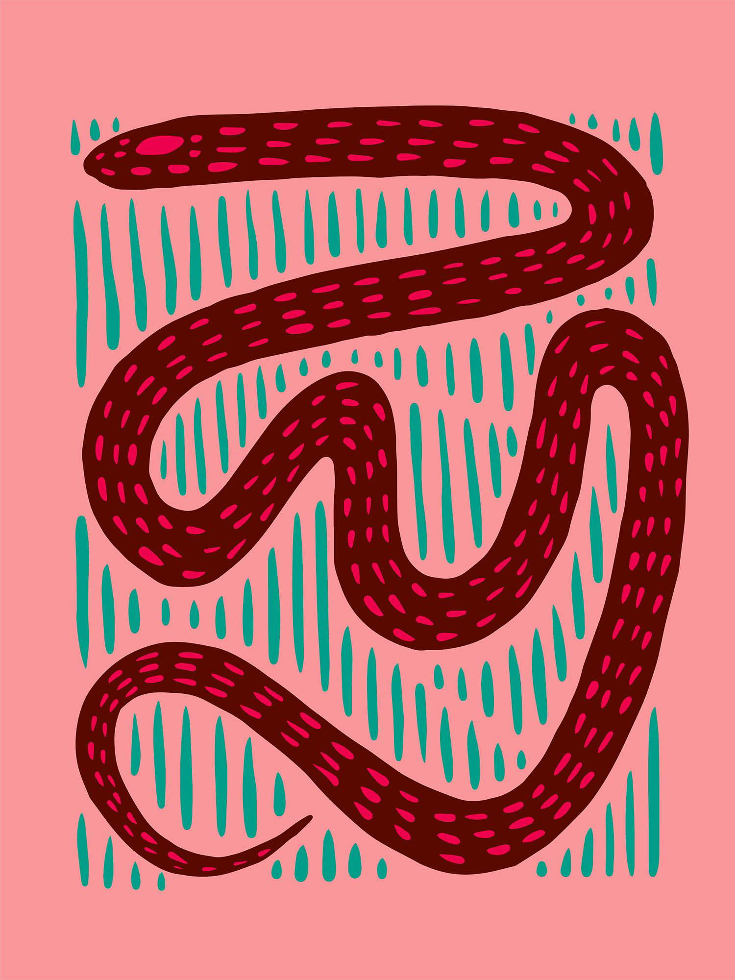 Snake in Grass - Graphic