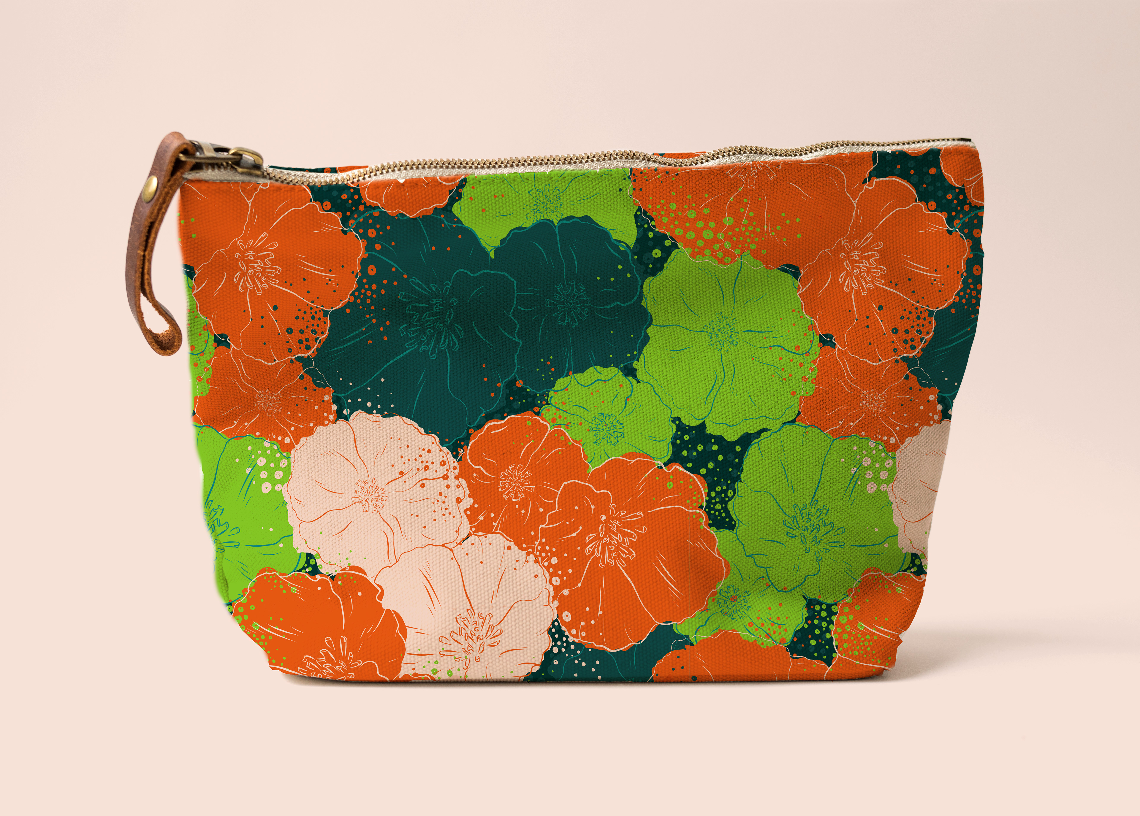 Poppin' Poppies Clutch