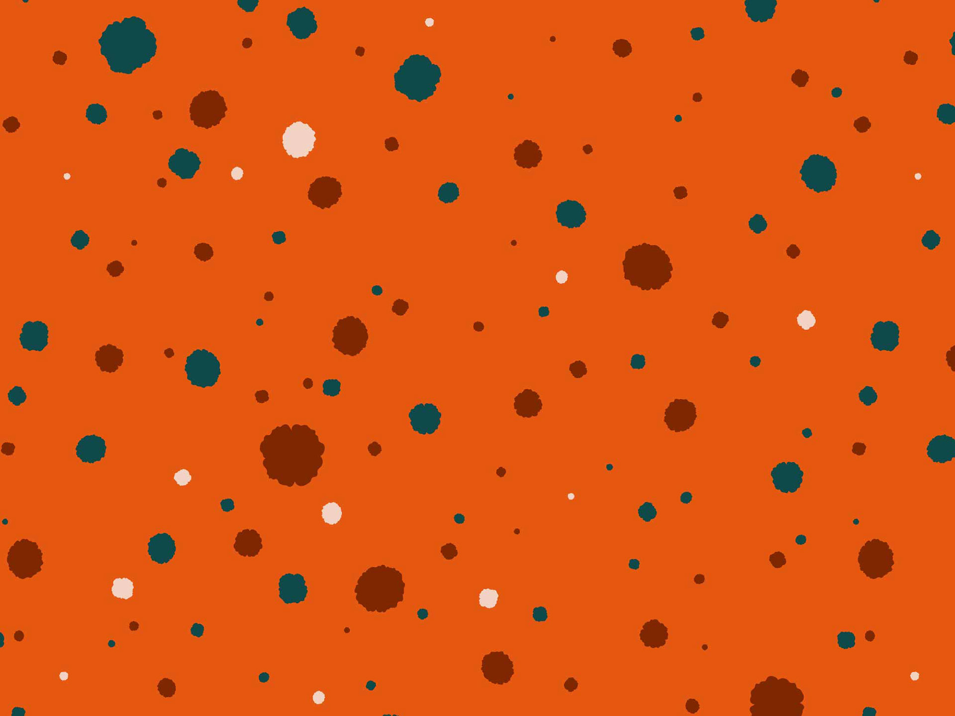 Poppy Dot - Ember Orange