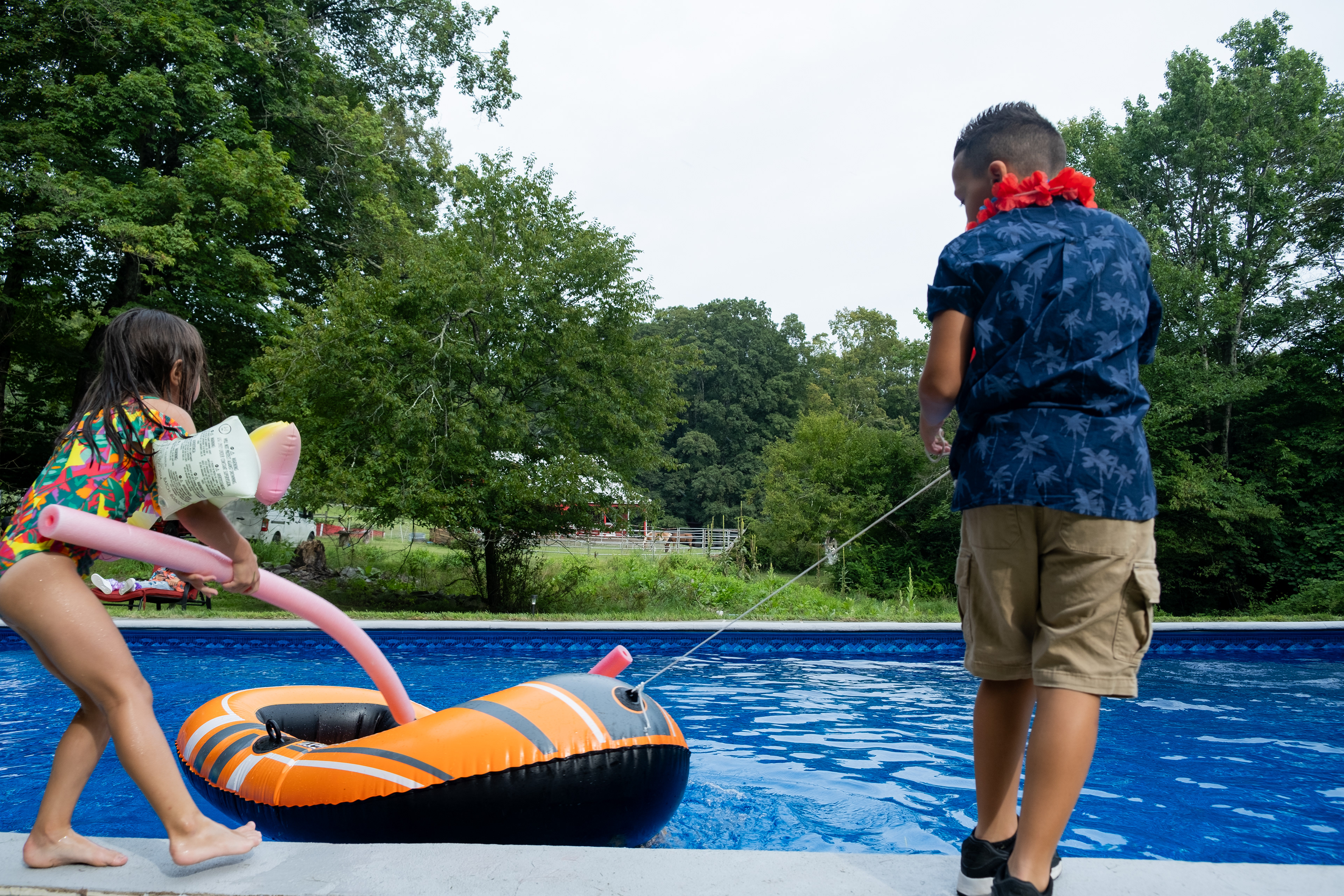 Every party is a pool party. 