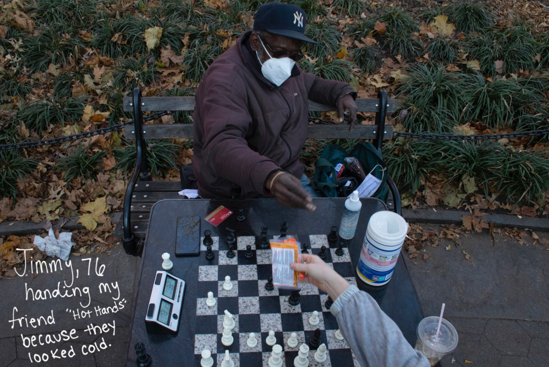 This is Jimmy. We played a game using a timer (which was a first for me). He was very sweet, and he told me about all the other players at the park.