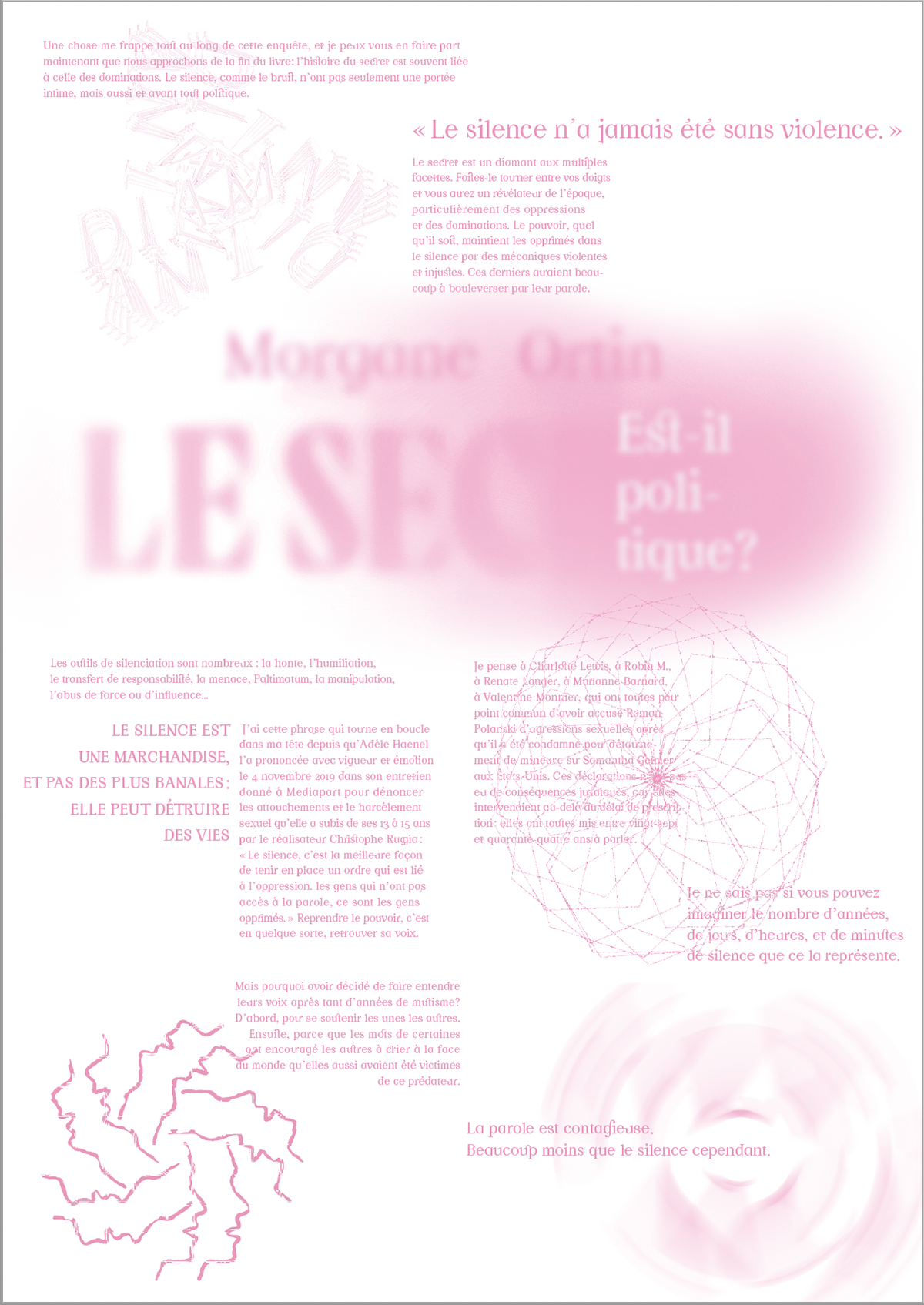Texte: "Le secret" par Morgane Ortin, chapitre: Est-il politique?
