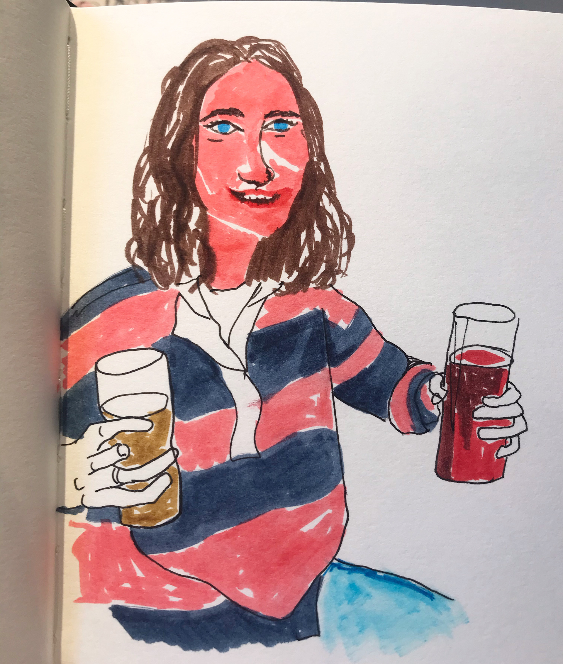 Felt tip quick illustration 