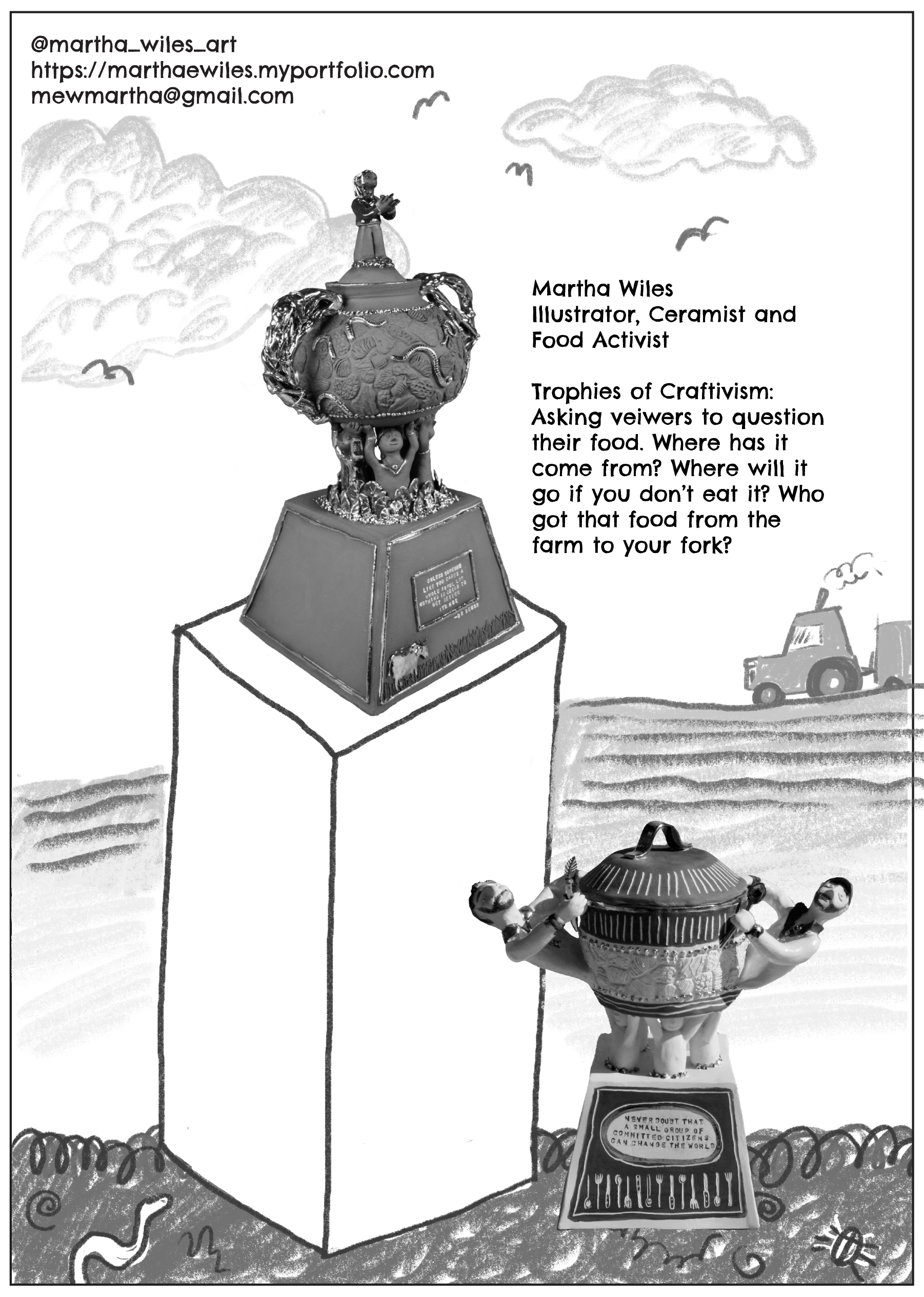 Digital Drawing/ Collage I did for a small zine called Shivering