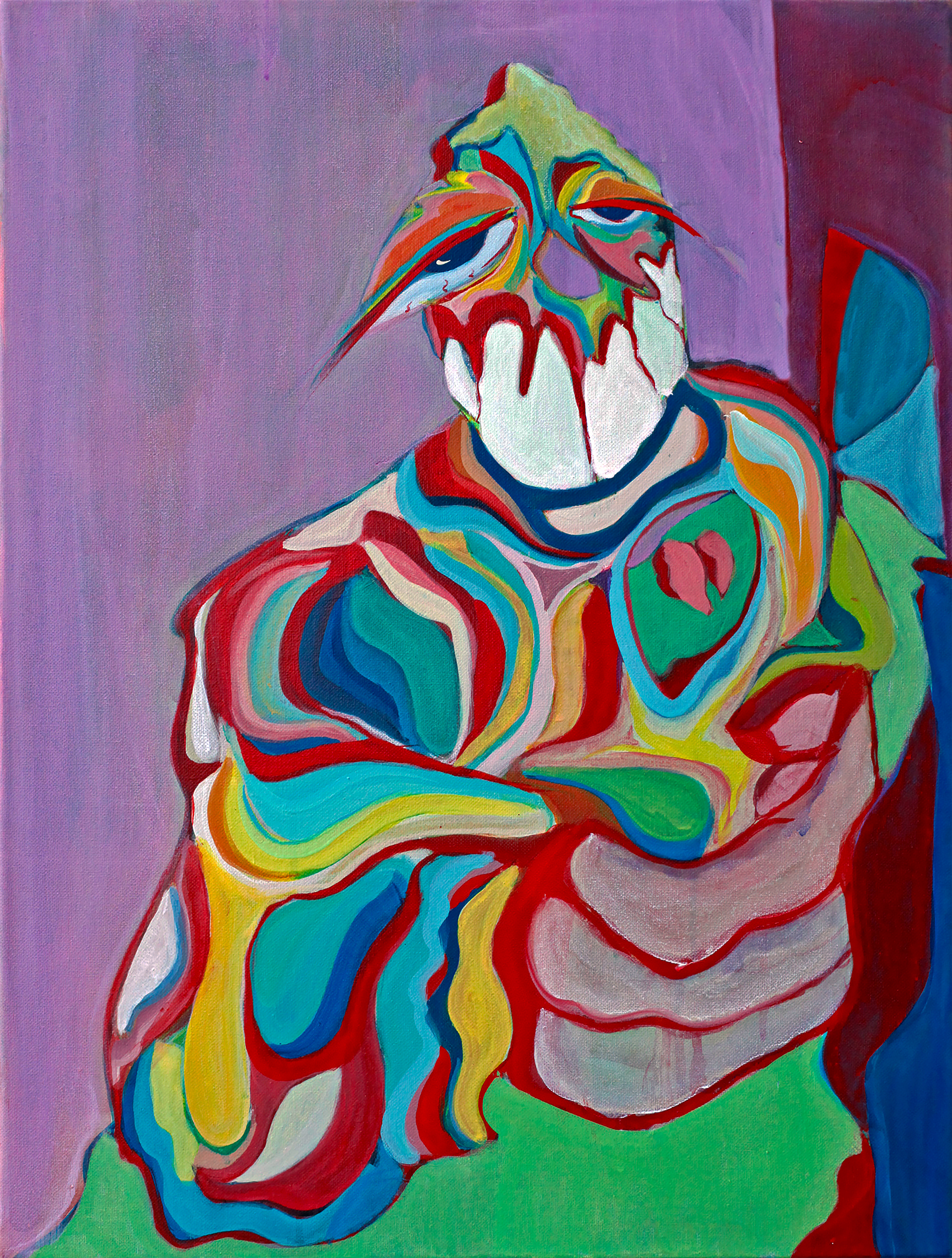 (SOLD) "Break" 18x24 Acrylic on Canvas
