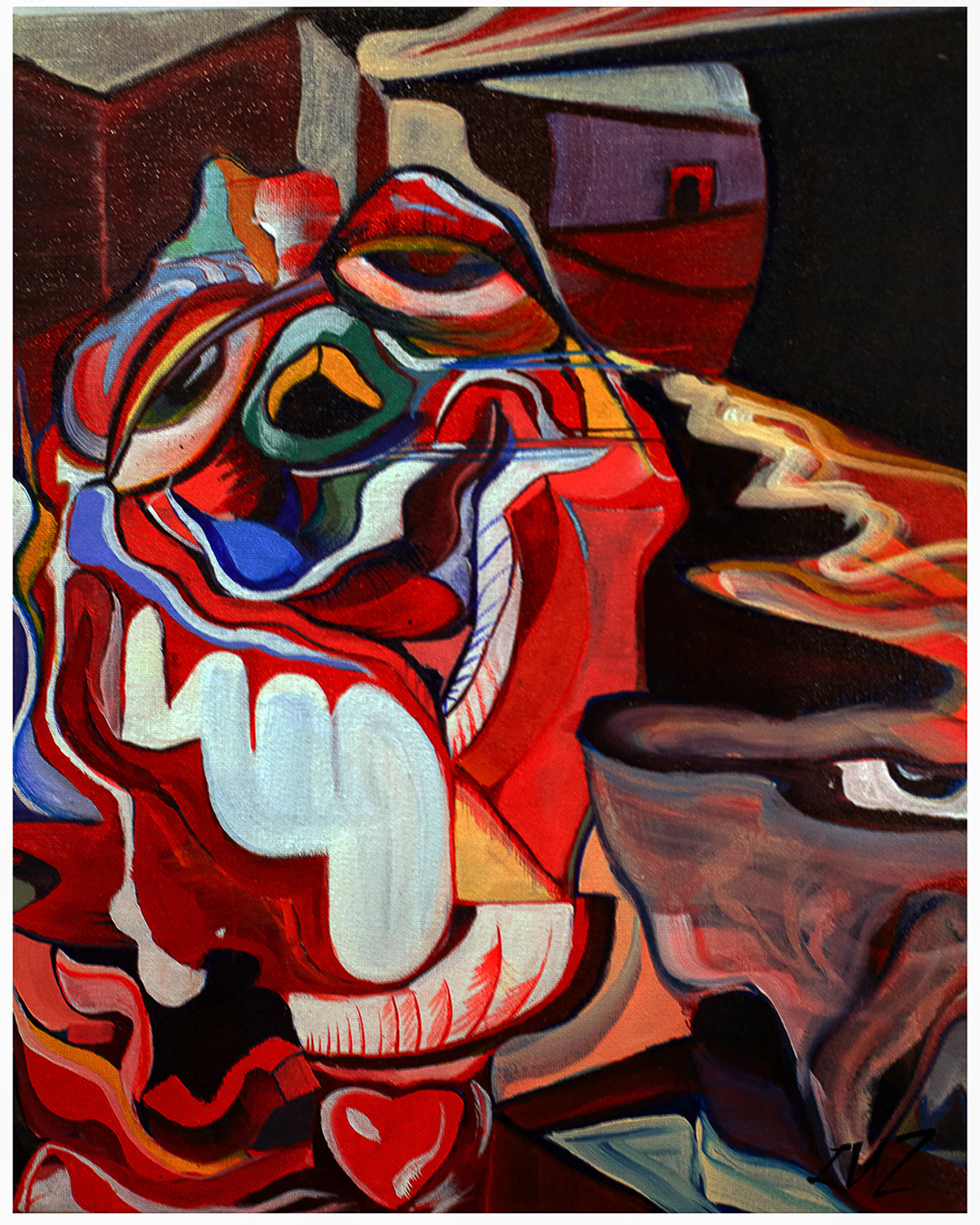 "LImb" 12 x 16, Acrylic on Canvas, 2020