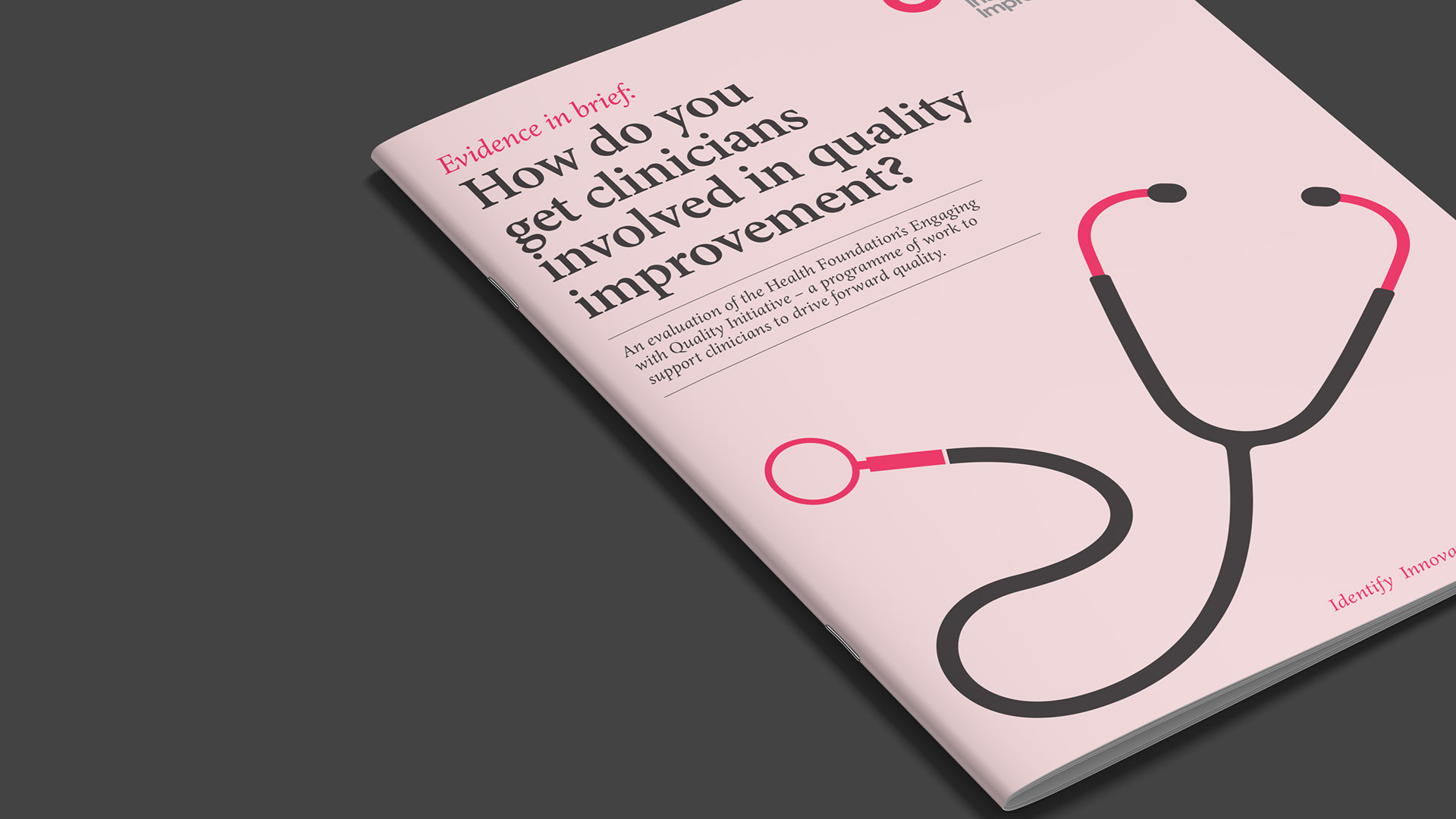 Front cover of The Health Foundation's Evidence in Brief