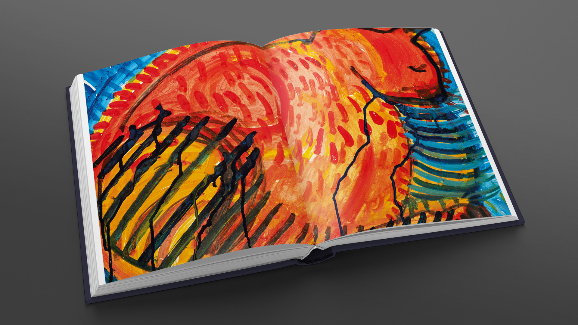 Spread from artist Jocelyn Merivale's retrospective