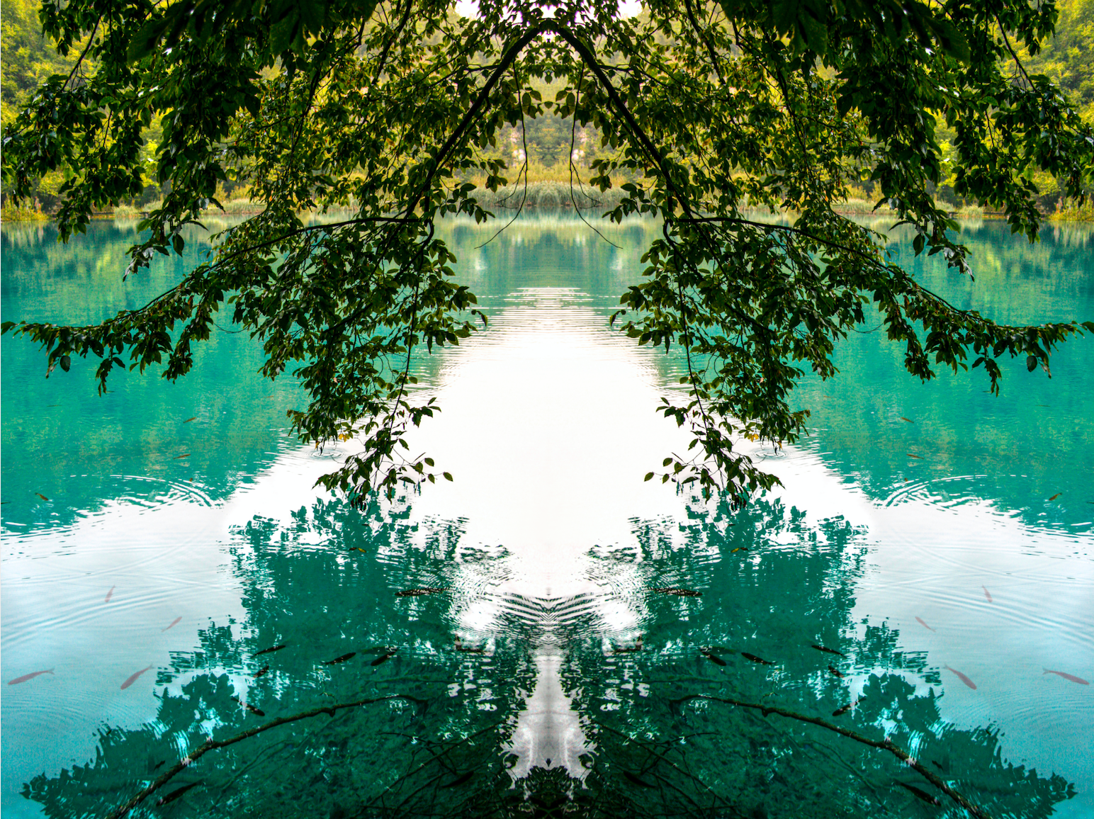 "Lake at Krka, 2" (SOLD)