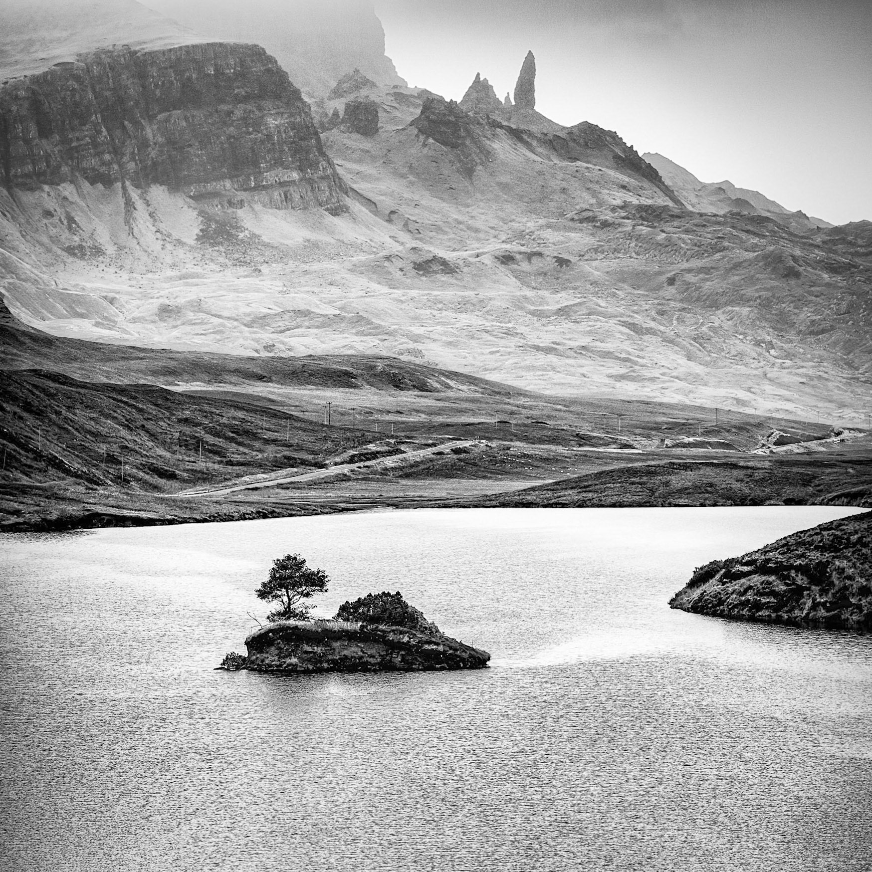 Old Man of Storr at Loch Fada