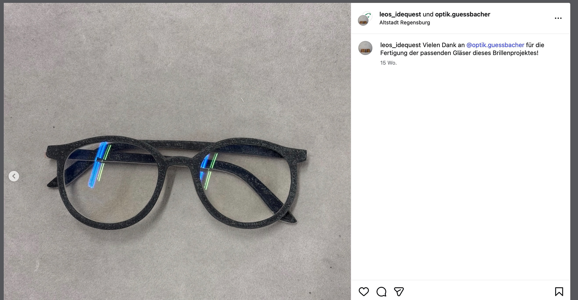 projekt leo x optik guessbacher  glasses