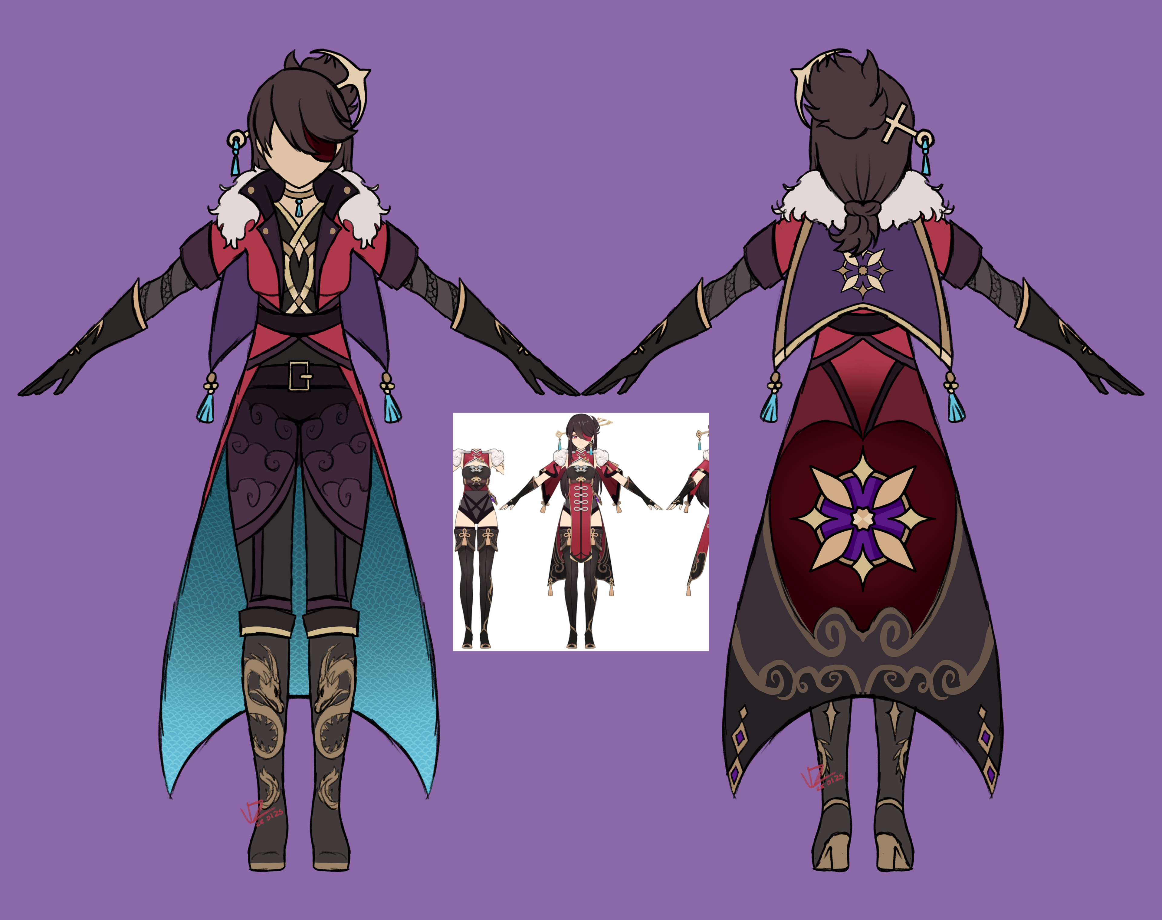 Genshin Impact - Beidou Costume Concept