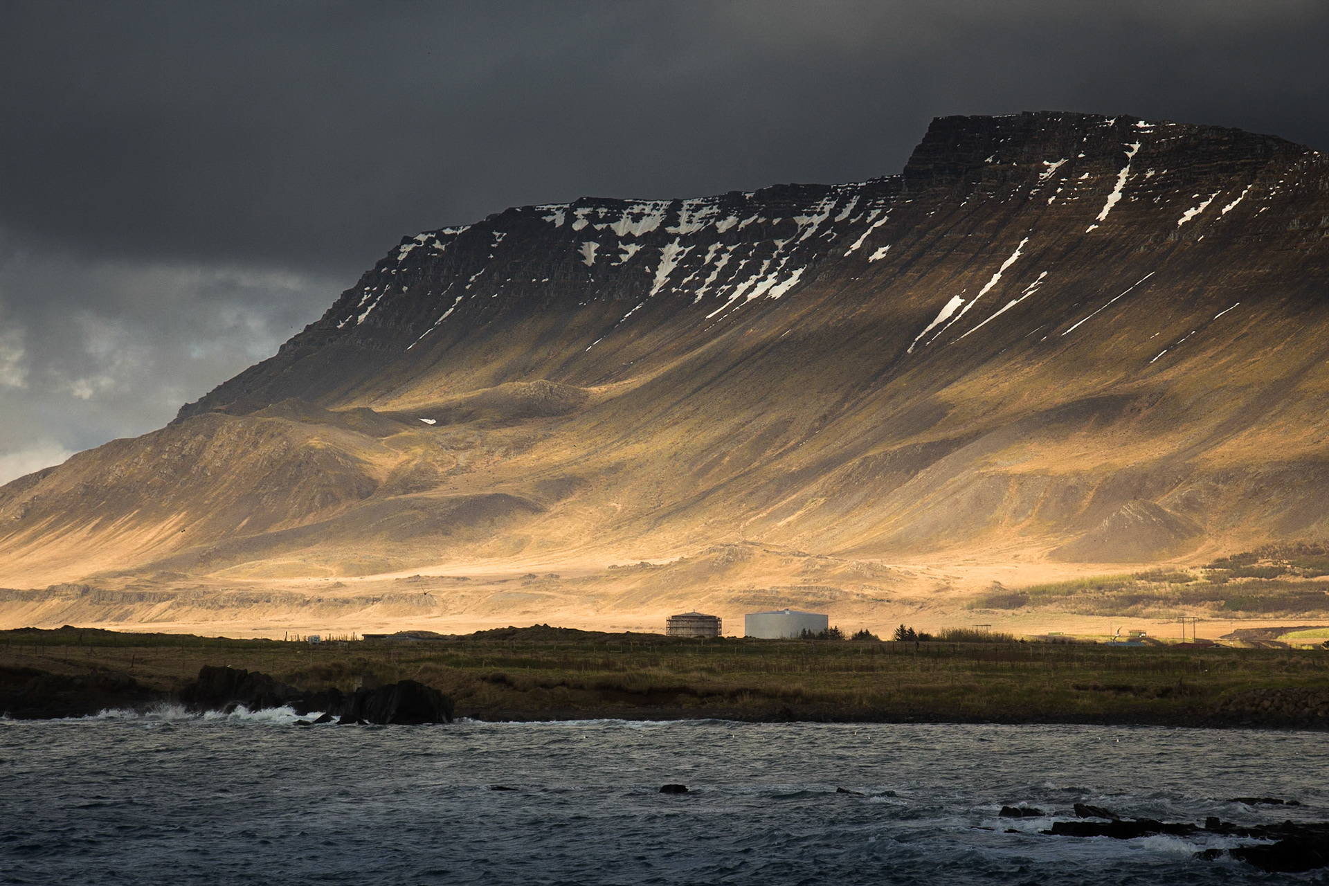 Mountain Shadows. Akranes, Iceland. 2018