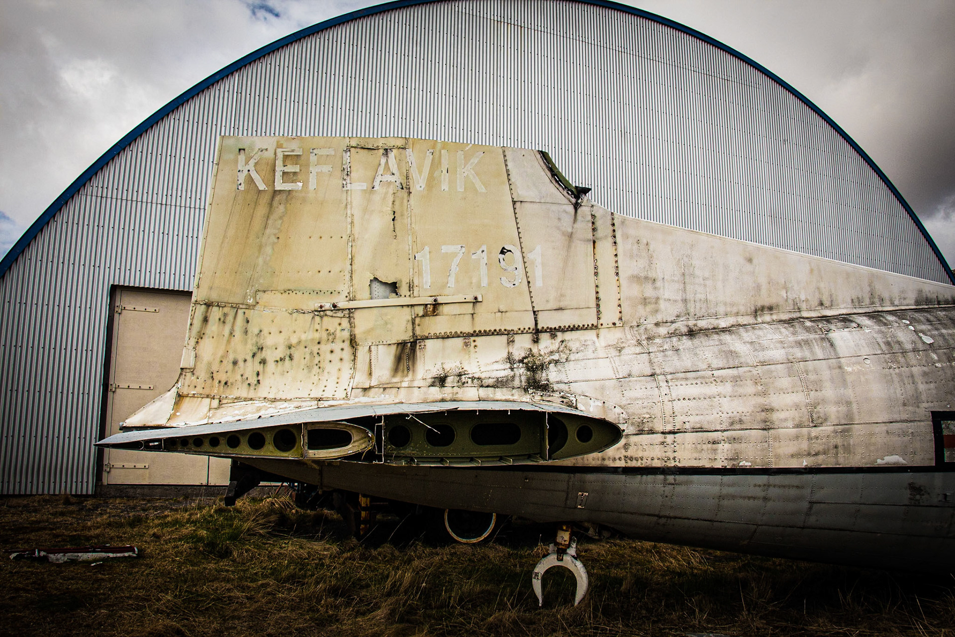 KEFLAVIK Plane. Hnjótur Museum. Iceland. 2018
