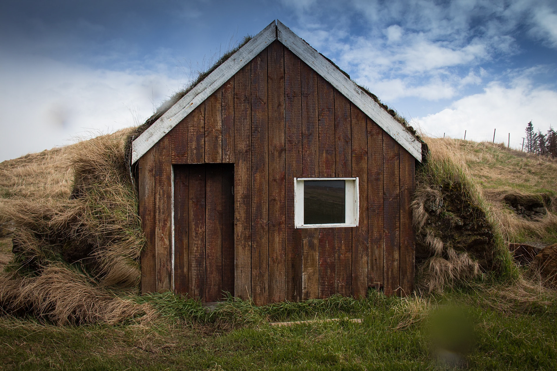 Hut. Reykhólar, Iceland