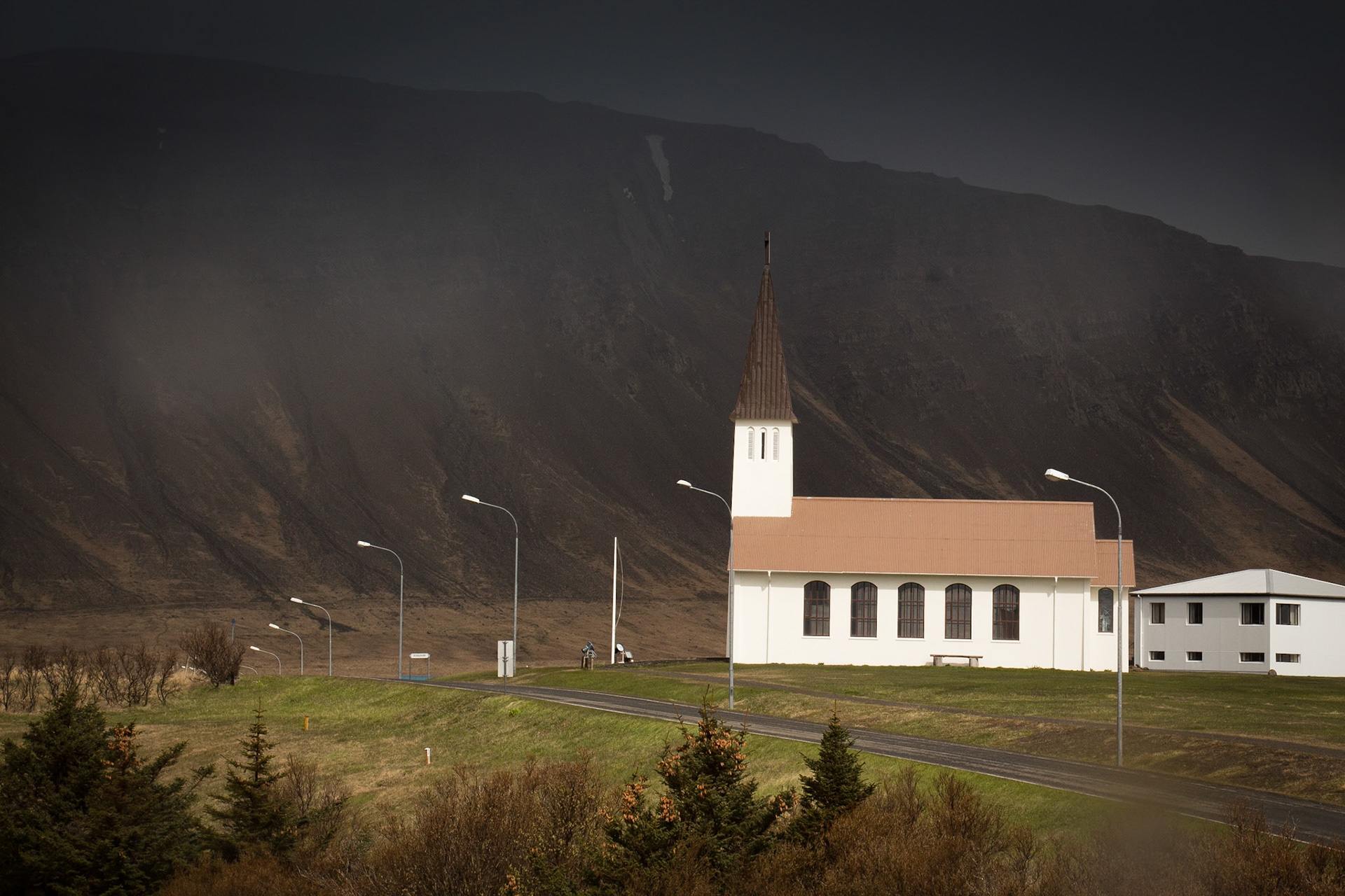 Church in Reykhólar, Reykhólahreppur, Iceland. 2018.