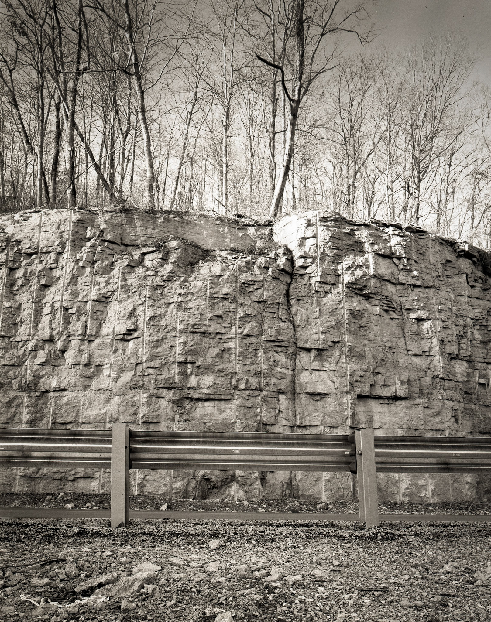 Cliff Face and Rail
