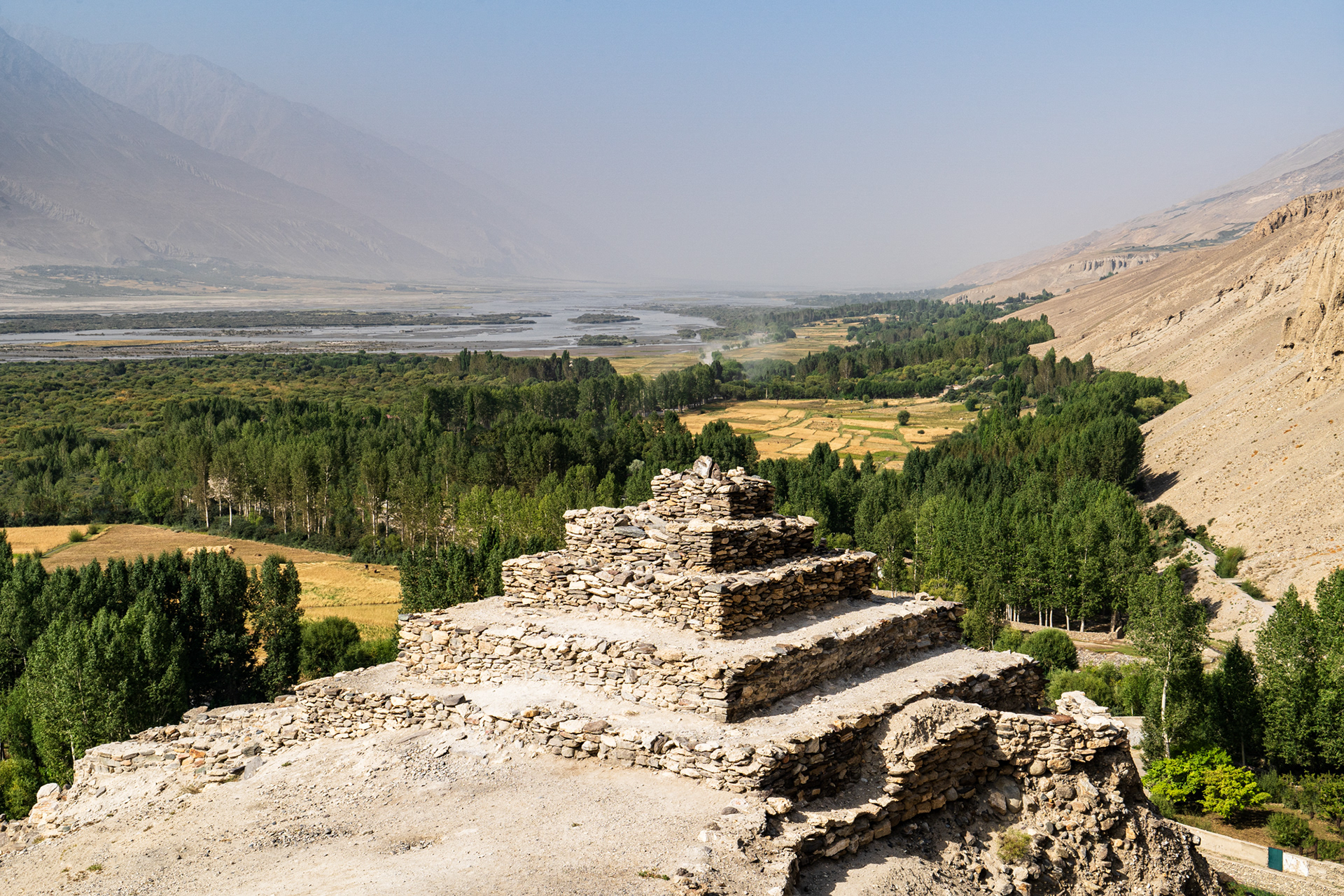 Buddhist Stupa in Vrang, Tajikistan.