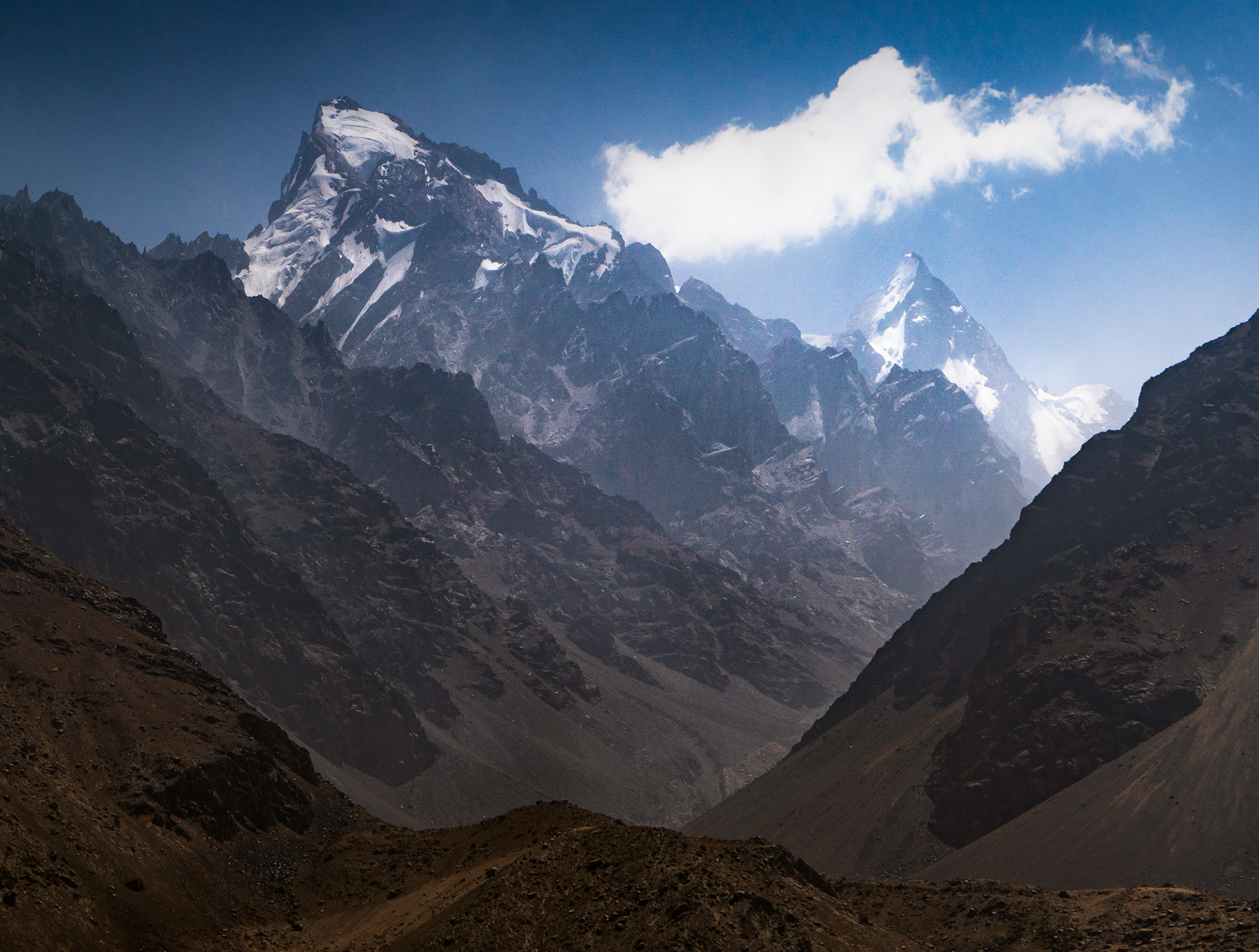 Possibly Koh-e Keshni Khan, 6,716m, Afghanistan
