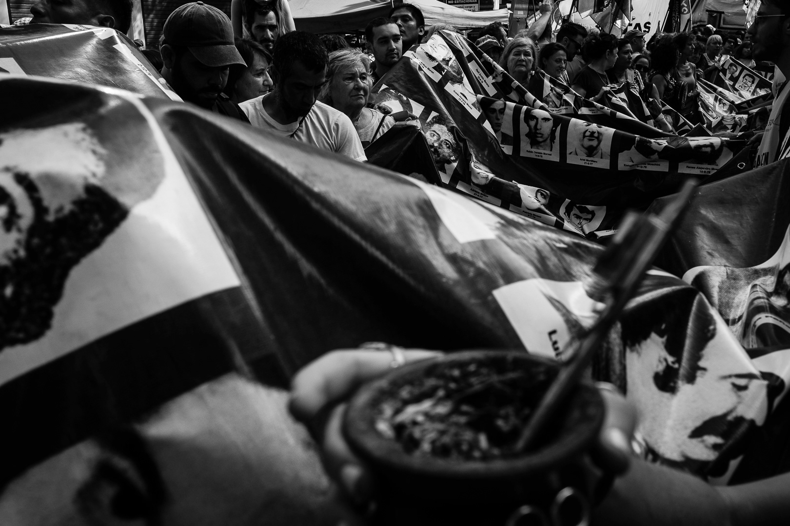 Mobilization 47 years after the last civil-military dictatorship, in Buenos Aires, Argentina, on March 24, 2023. PHOTO/ Santi Oroz.