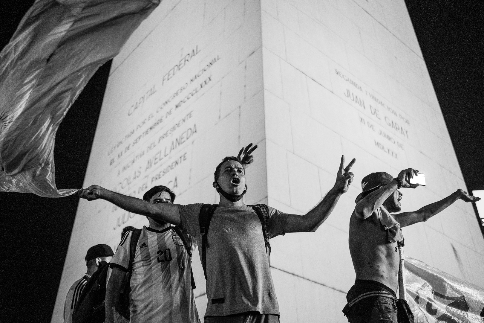 Demonstrations of unconditional love for popular idol Diego Armando Maradona after his death, in Argentina, 2022. PHOTO/Santi Oroz.