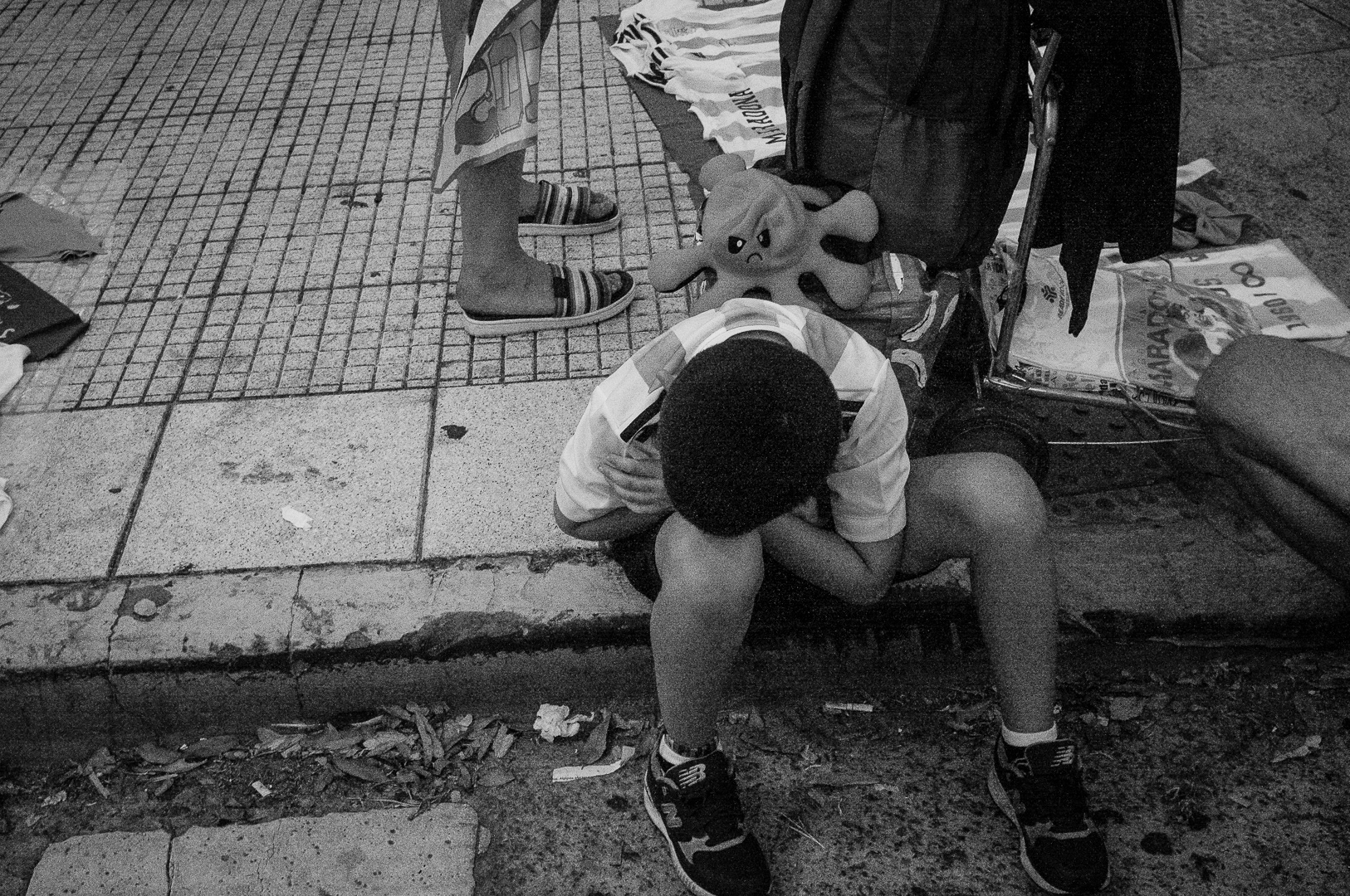 Demonstrations of unconditional love for popular idol Diego Armando Maradona after his death, in Argentina, 2022. PHOTO/Santi Oroz.