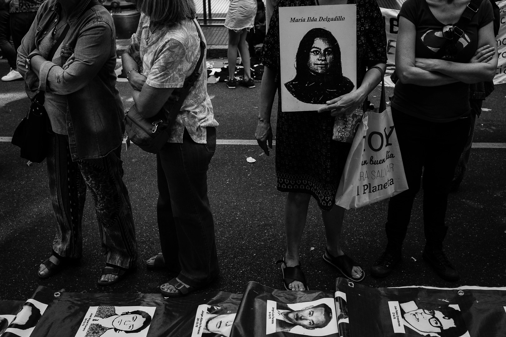 Mobilization 47 years after the last civil-military dictatorship, in Buenos Aires, Argentina, on March 24, 2023. PHOTO/ Santi Oroz.