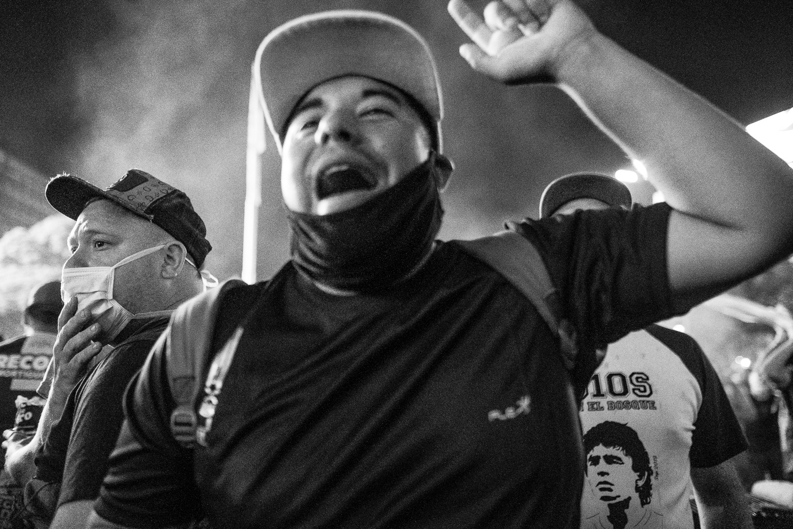 Demonstrations of unconditional love for popular idol Diego Armando Maradona after his death, in Argentina, 2022. PHOTO/Santi Oroz.