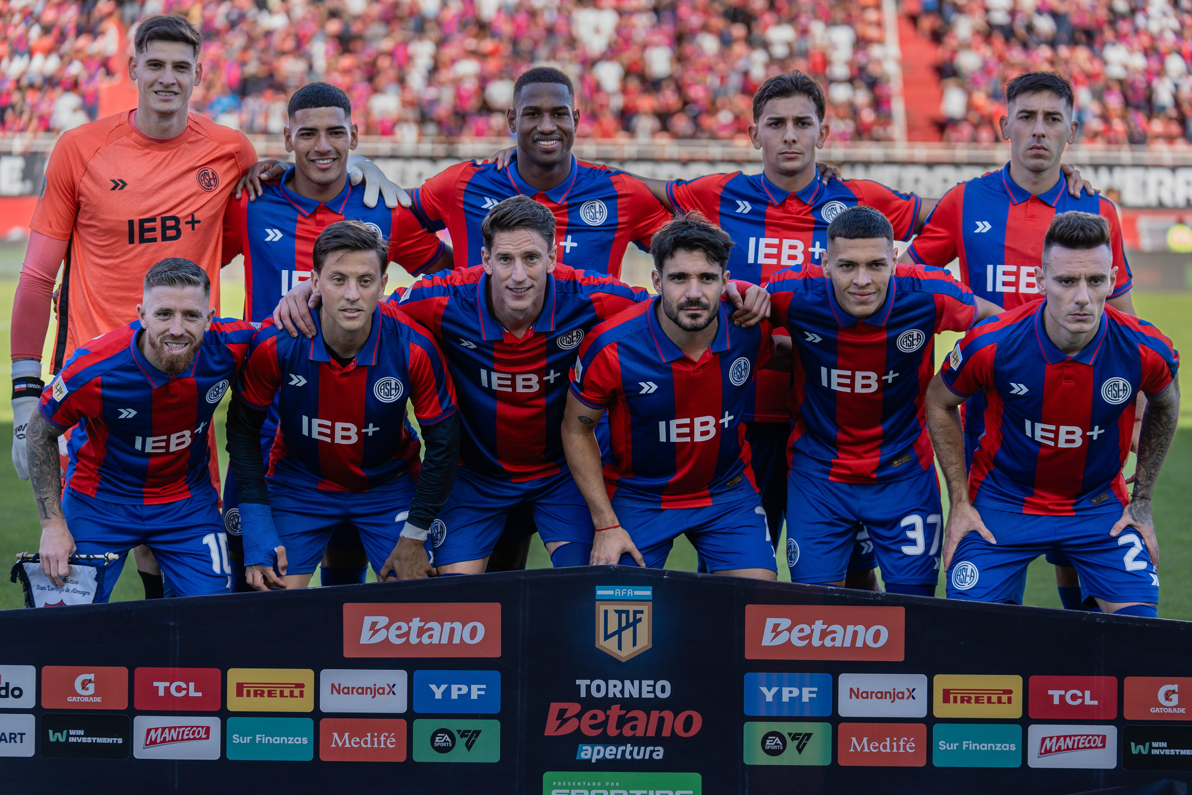 San Lorenzo defeated Tigre by 2 goals to 1 in the round of 16 of the Torneo Apertura 2025 of the Argentine Professional Soccer League in Buenos Aires, Argentina, on May 10, 2025. PHOTO/Santi Oroz.