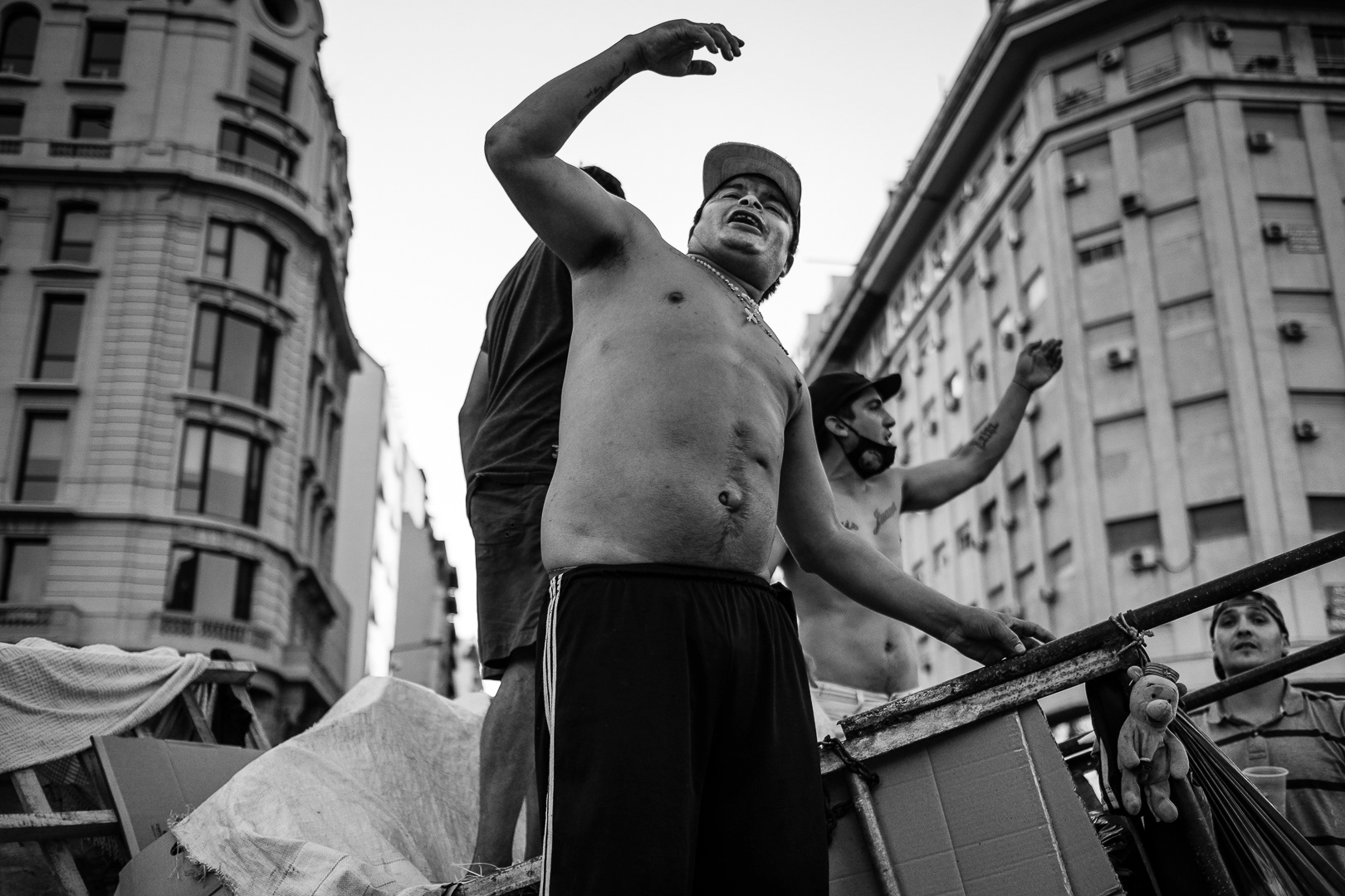 Demonstrations of unconditional love for popular idol Diego Armando Maradona after his death, in Argentina, 2022. PHOTO/Santiago Oroz.