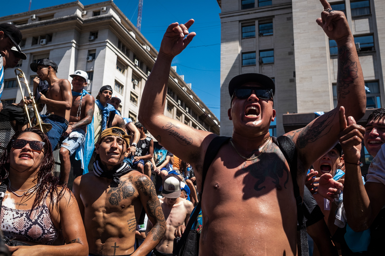 Five million happy people in the largest mobilization in the history of a country that knows about large mobilizations, in Buenos Aires, Argentina, on December 20, 2022. PHOTO/ Santi Oroz.