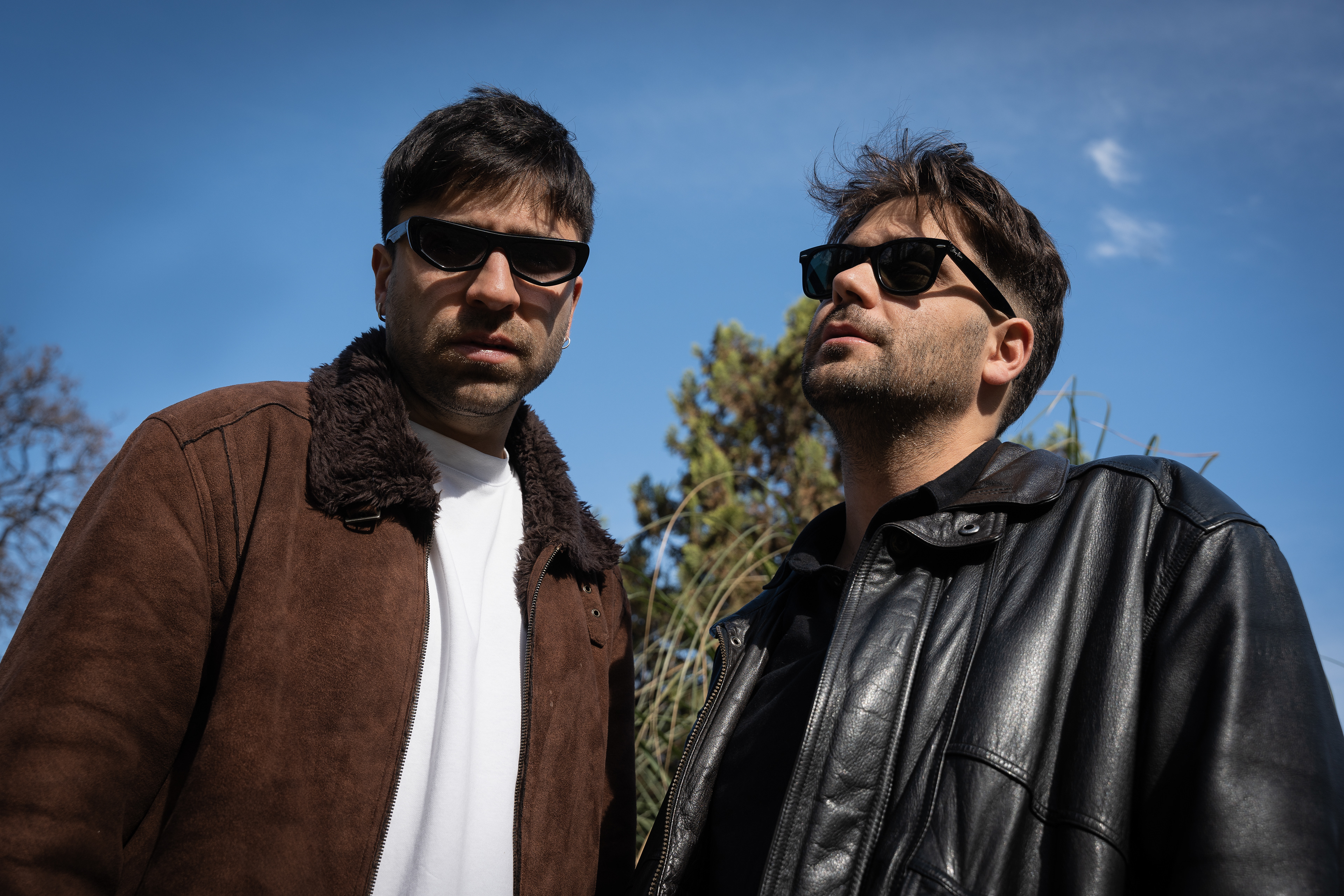 The Argentine musicians members of El Zar, Pablo Gimenez and Facundo Castaño Montoya. PHOTO/Santiago Oroz.