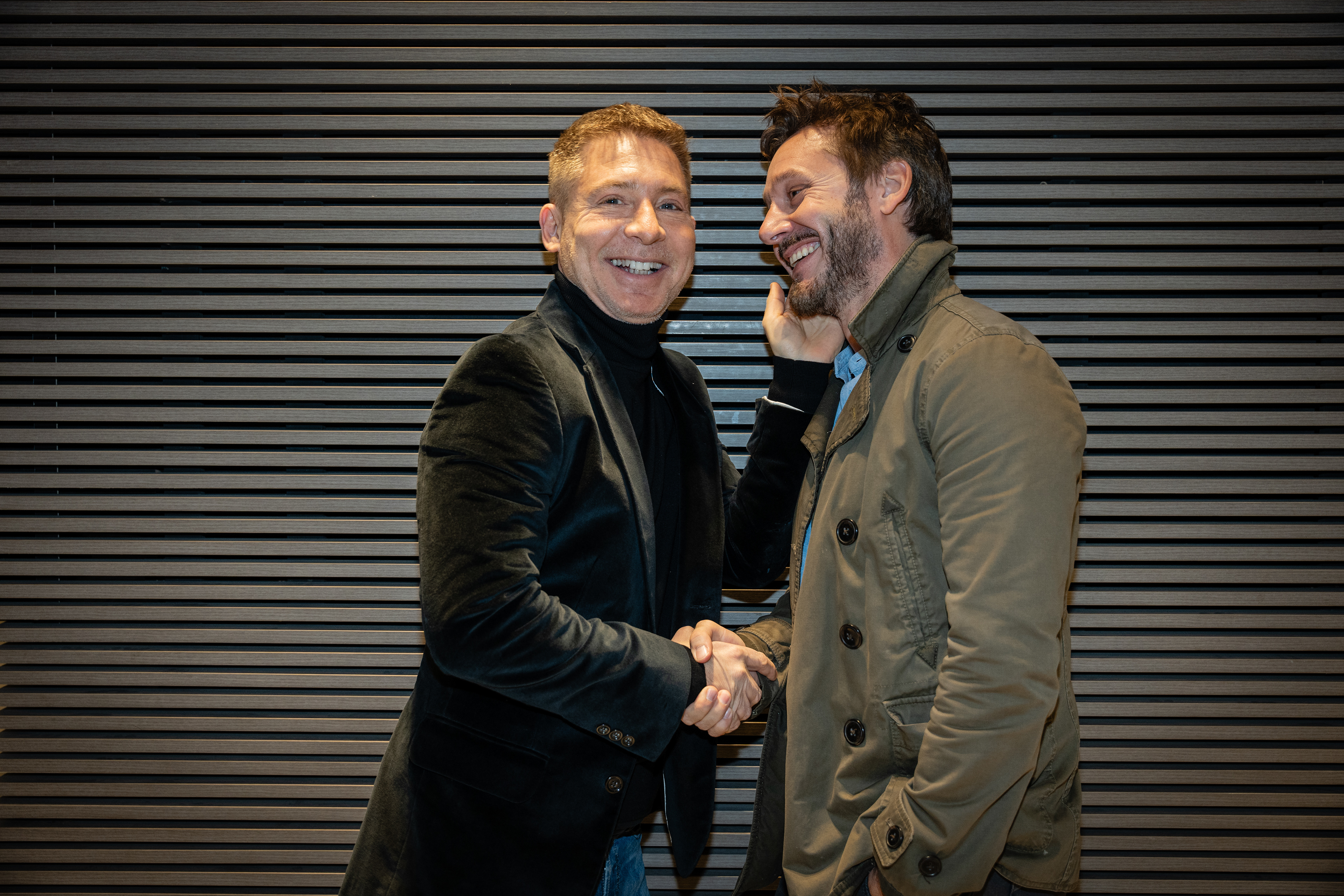 Argentine and Chilean actors Adrian Suar and Benjamin Vicuña. PHOTO/Santiago Oroz.