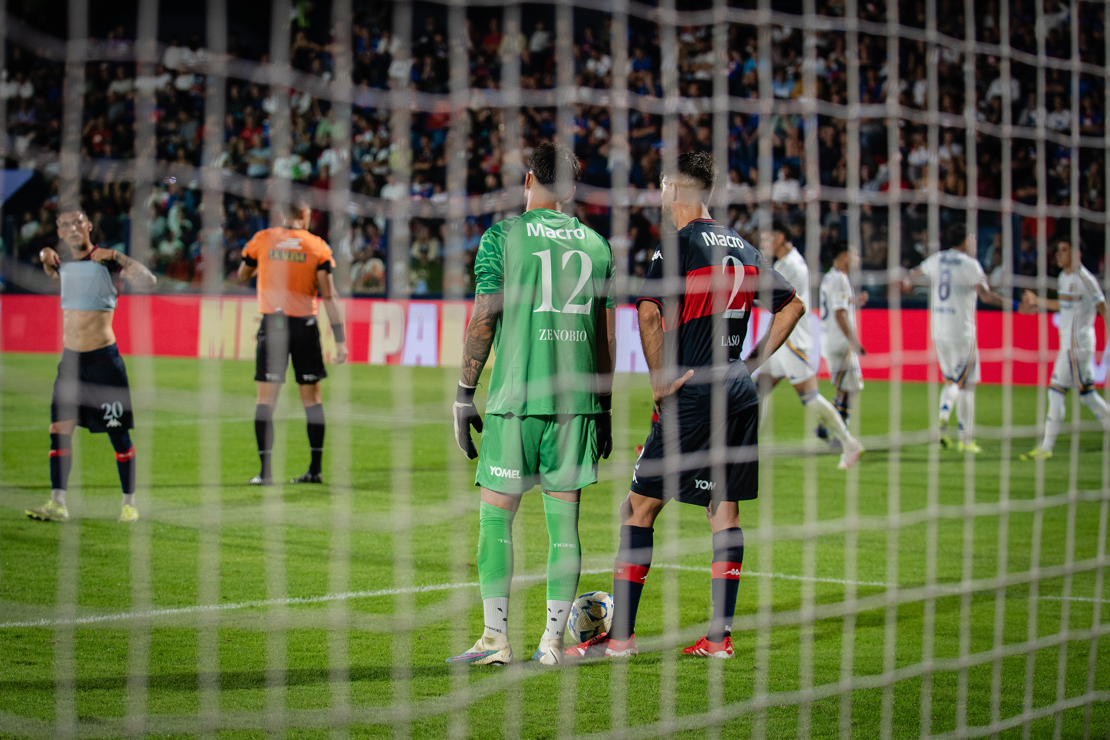 Tigre 1 - 1 Boca for the last date of the First Phase of the Apertura 2025 Tournament of the Argentine Professional Soccer League. PHOTO/Santi Oroz