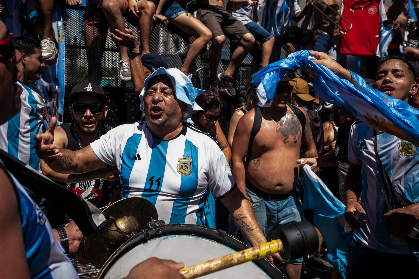 Five million happy people in the largest mobilization in the history of a country that knows about large mobilizations, in Buenos Aires, Argentina, on December 20, 2022. PHOTO/ Santi Oroz.