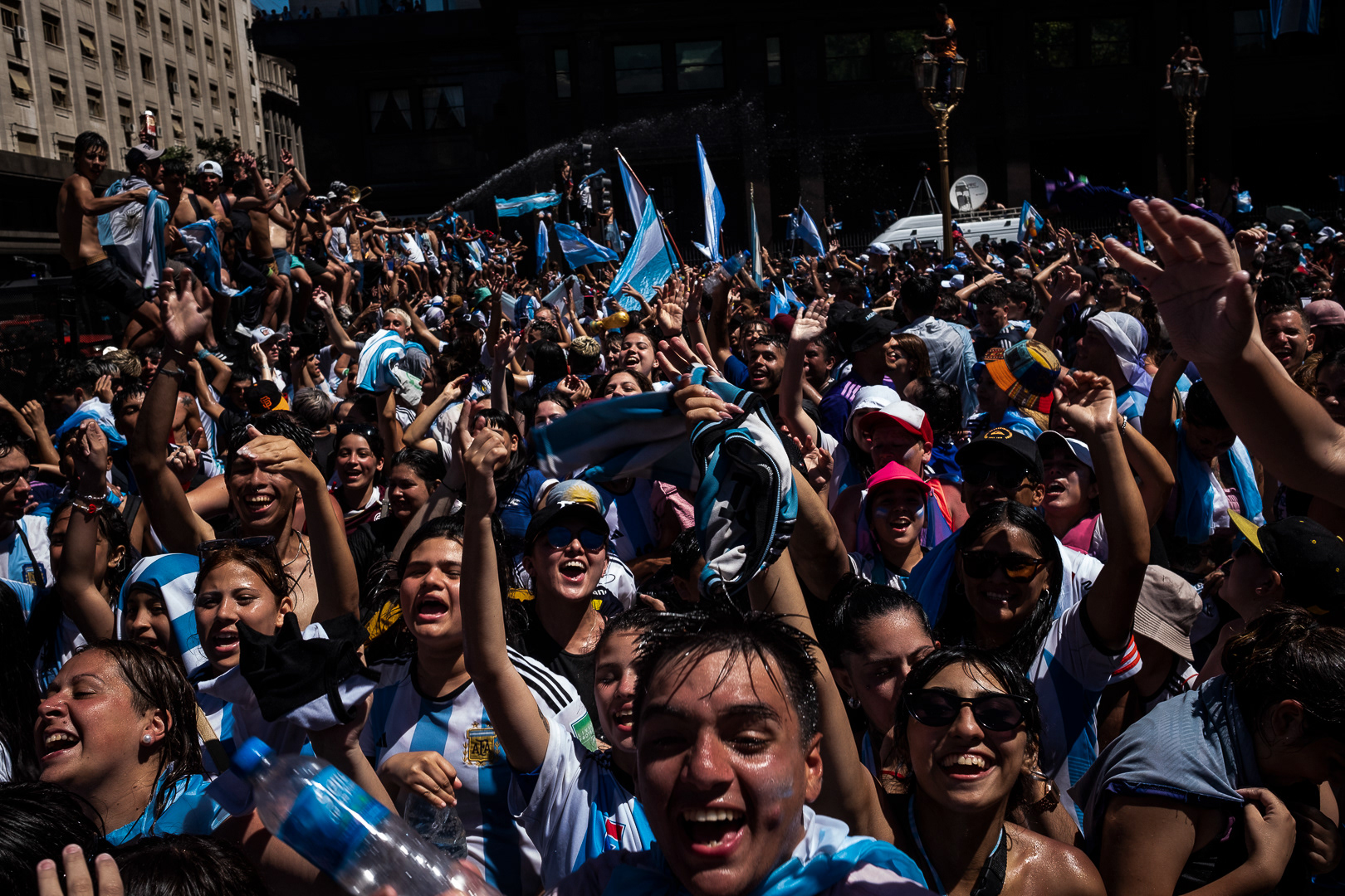 Five million happy people in the largest mobilization in the history of a country that knows about large mobilizations, in Buenos Aires, Argentina, on December 20, 2022. PHOTO/ Santi Oroz.